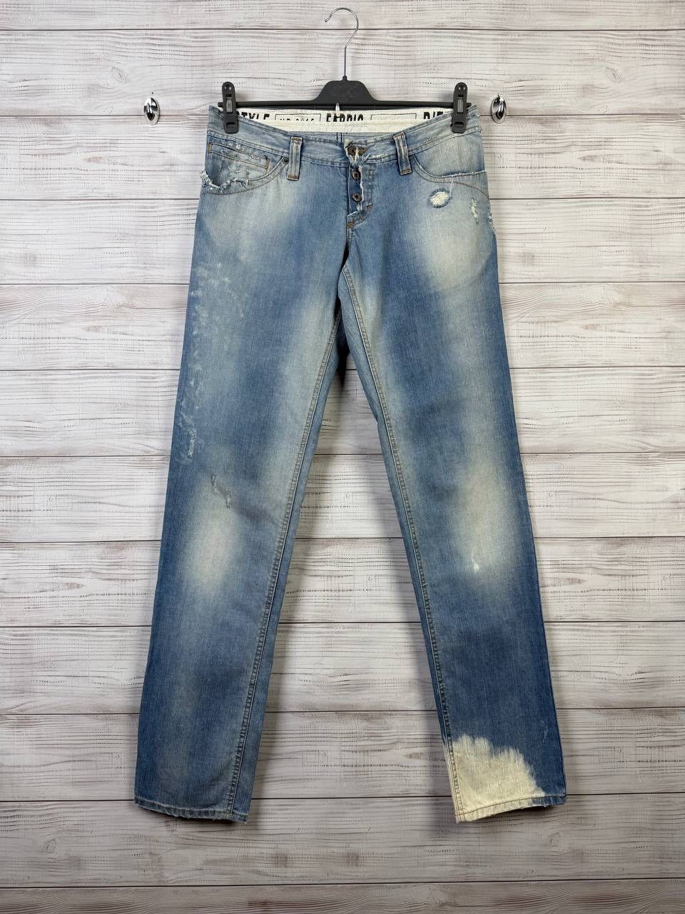 Dolce & Gabbana Vintage Dolce Gabbana Jeans Big Logo Washed Distressed Japan Size US 31 - 2 Thumbnail