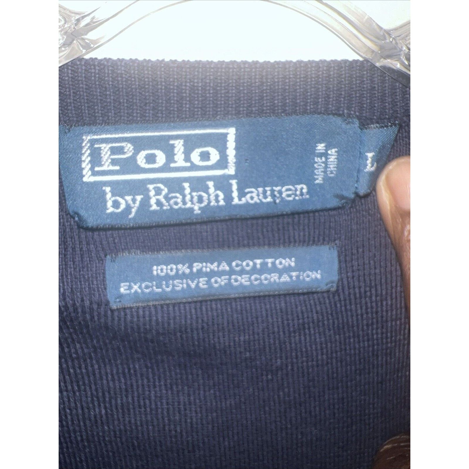 Polo Ralph Lauren Polo Ralph Lauren Sweater Vest Mens Large Navy Red Vintage Size US L / EU 52-54 / 3 - 2 Thumbnail