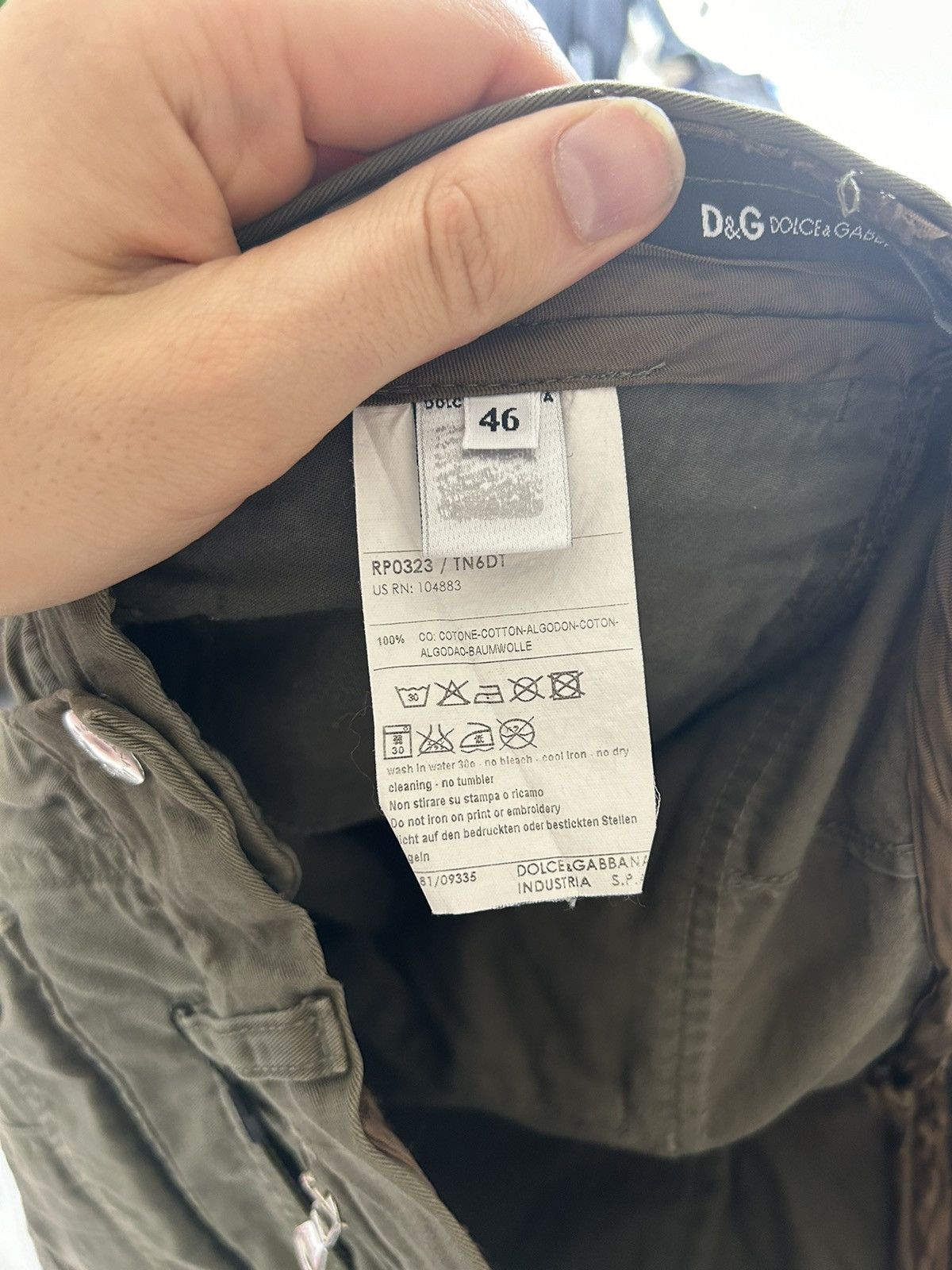 Dolce & Gabbana Cargo Pants Size US 30 / EU 46 - 7 Thumbnail