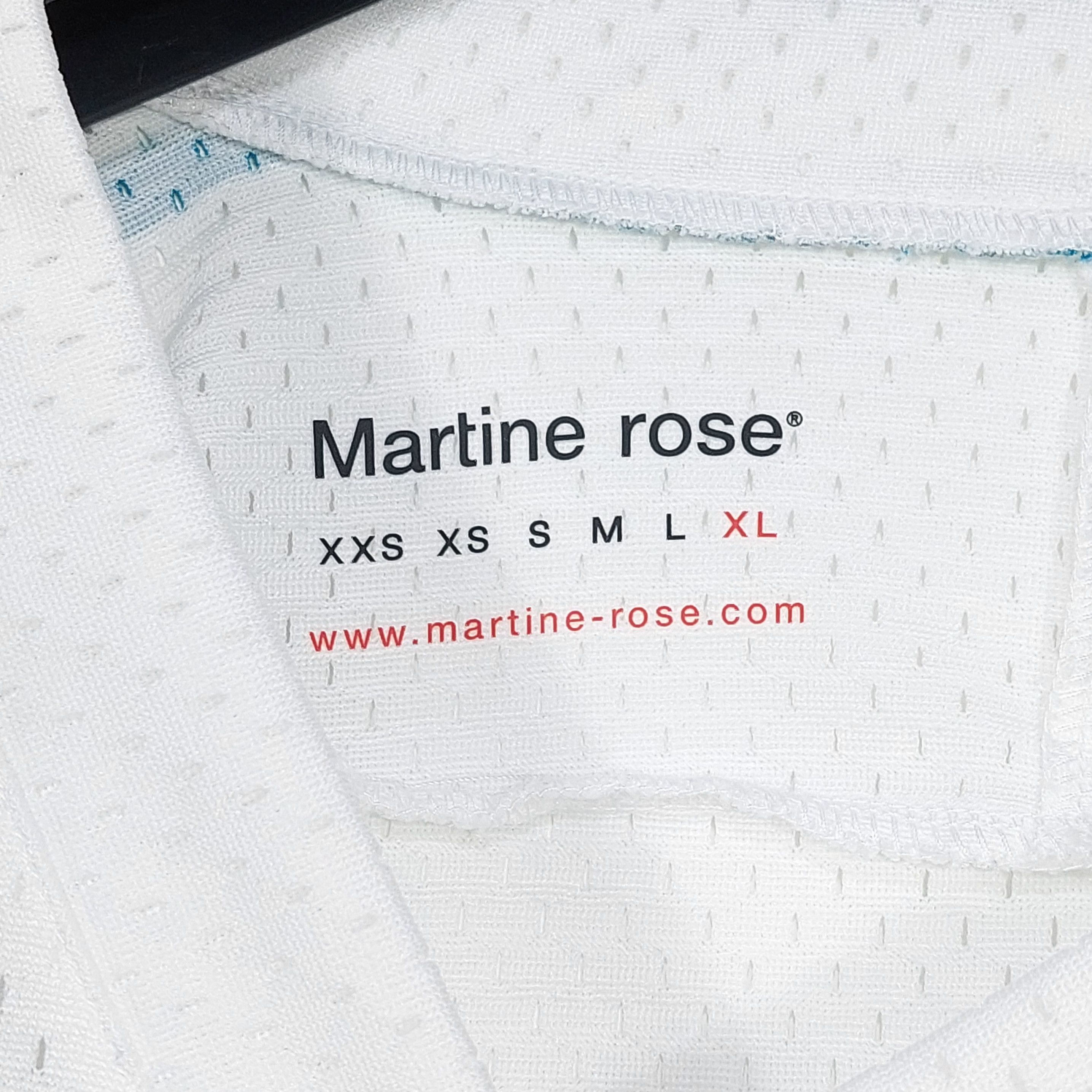 Martine Rose hockey mesh print tshirt - white XL Size US XL / EU 56 / 4 - 3 Thumbnail