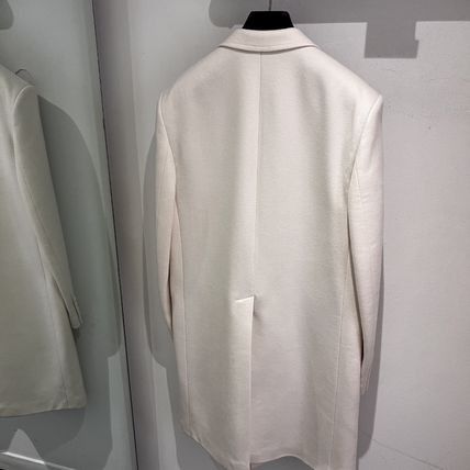 Celine o1w1db11124 Lou Double Cashmere Coat in White Size US M / EU 48-50 / 2 - 2 Thumbnail
