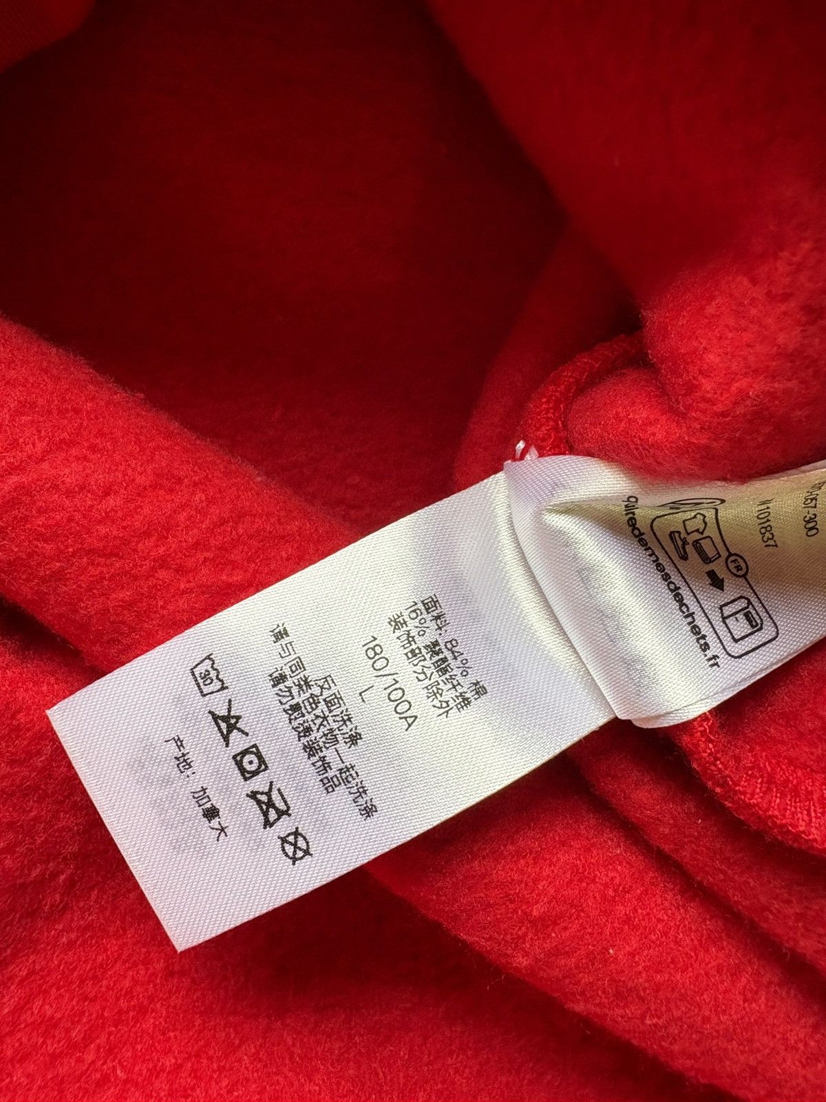Supreme Supreme Collegiate Half Zip Pullover Red FW24 Size US L / EU 52-54 / 3 - 14 Thumbnail