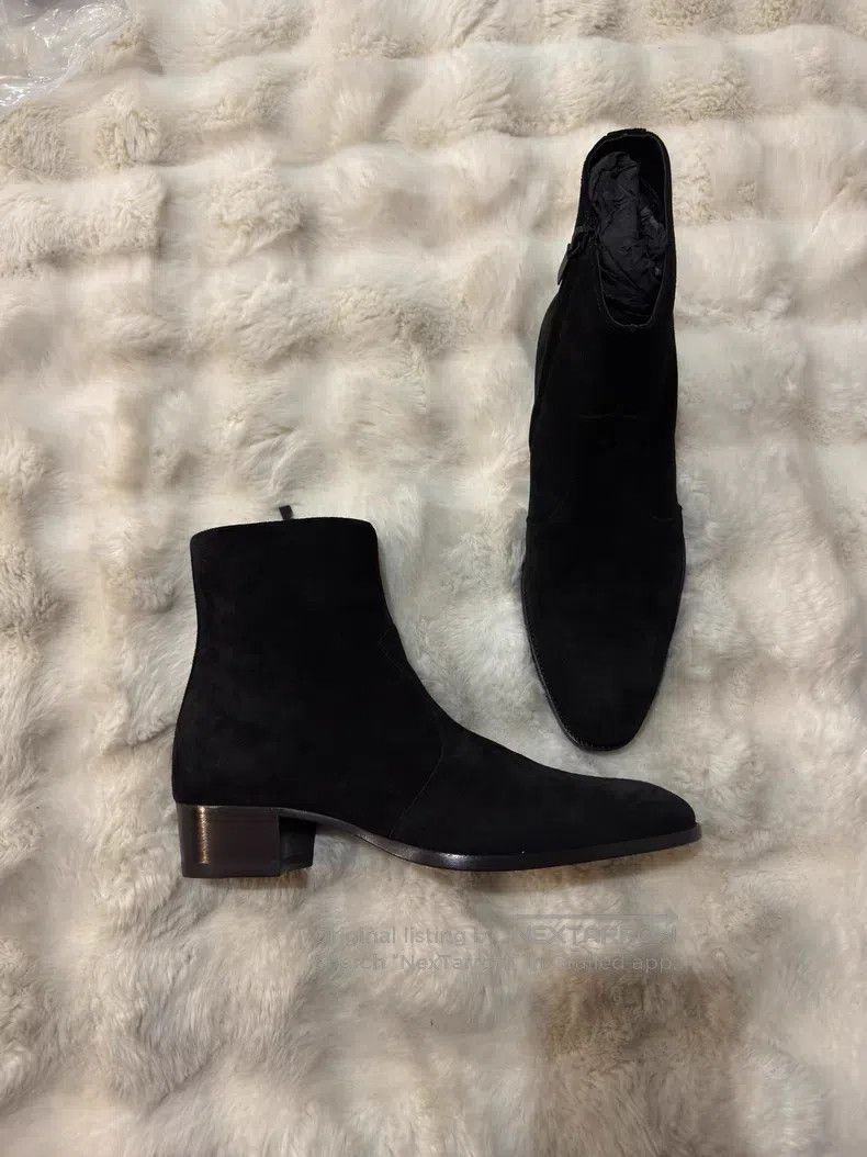 Saint Laurent Paris Saint Laurent Paris Suede Men's Boots Size US 9 / EU 42 - 1 Thumbnail