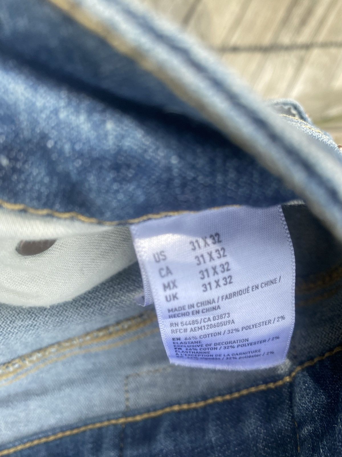 American Eagle Outfitters American Eagle Outfitters Extr Flx 4 Original Straight 31x32 Size US 31 - 11 Thumbnail