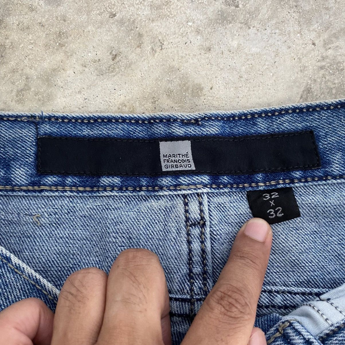 Marithe + Francois Girbaud 2000’s MFG Stonewashed Blue Baggy Denim Wide Vintage Jeans Size US 32 / EU 48 - 8 Thumbnail