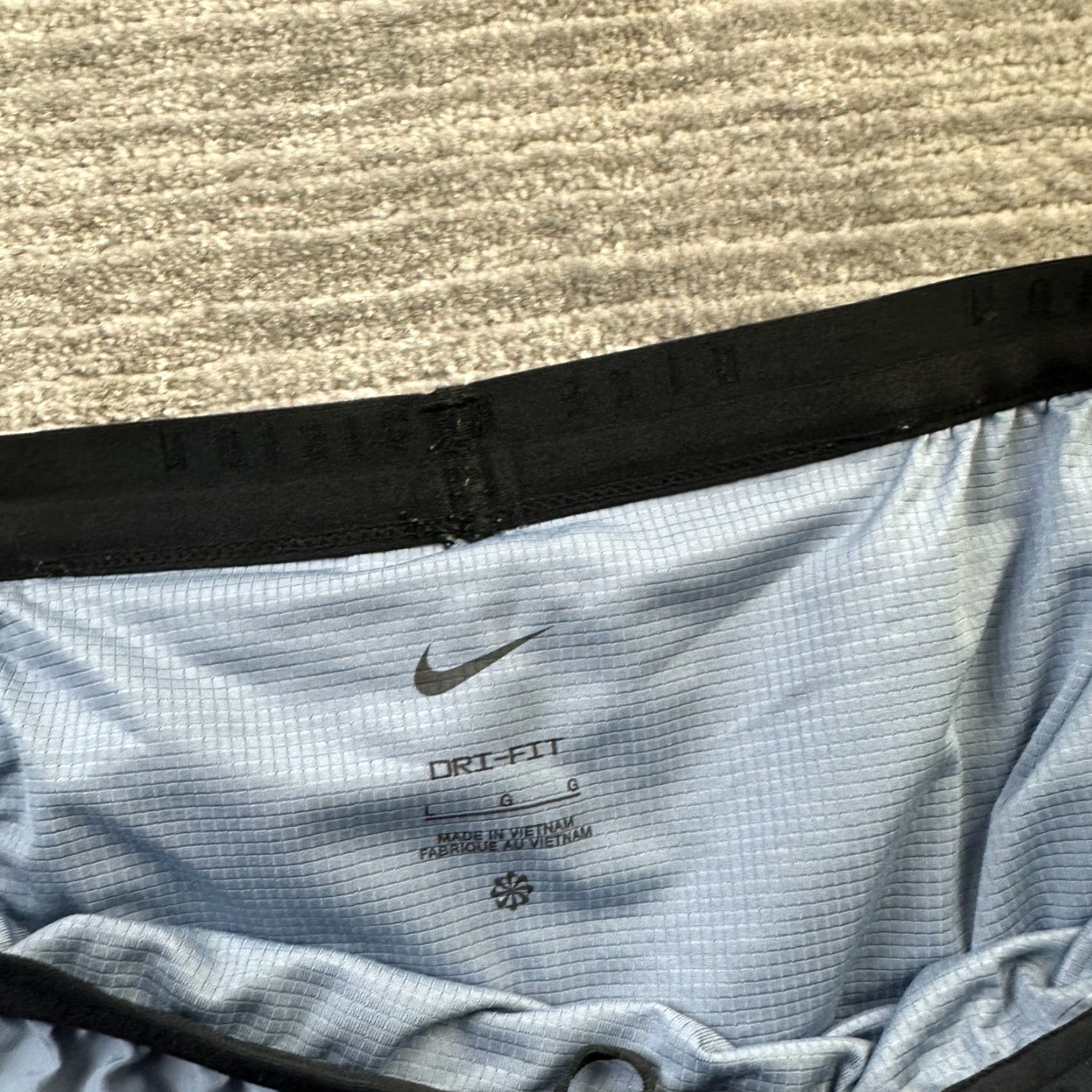 Nike Nike Shorts Mens Large Blue 5" Running Division Lined Size US 33 - 7 Thumbnail
