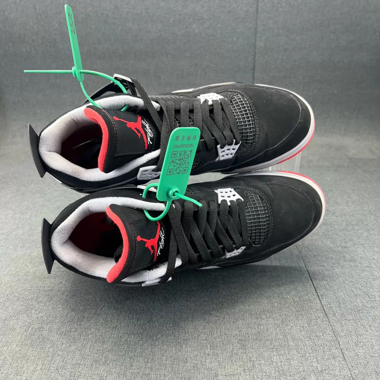 Nike Air Jordan 4 Black Red 19 99 New Size US 12.5 / EU 45-46 - 8 Thumbnail