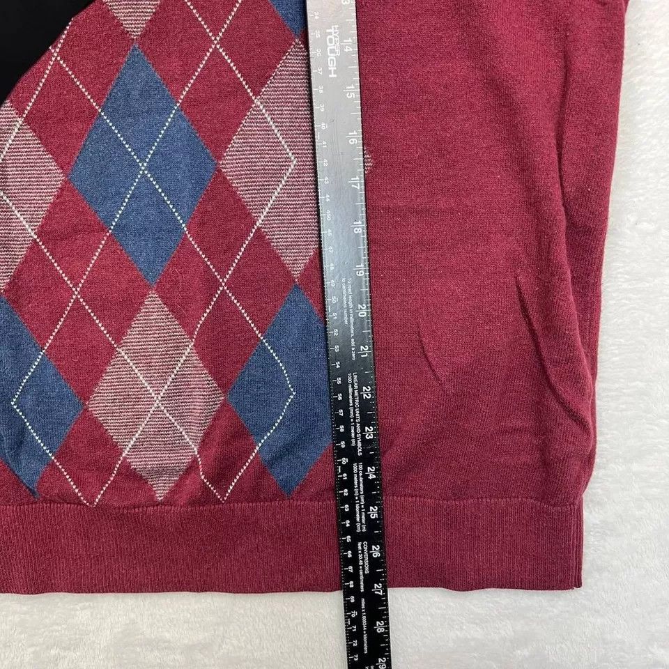Tommy Hilfiger Tommy Hilfiger Sweatshirt Men Argyle Pullover Long Sleeve XL Size US XL / EU 56 / 4 - 6 Thumbnail