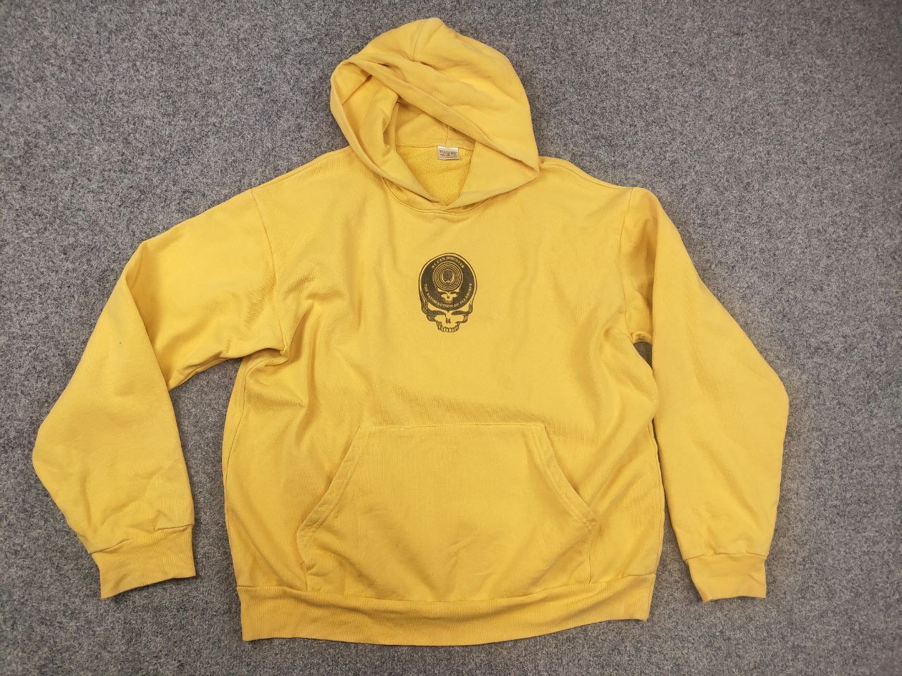 Pleasures Pleasures Face x The Greatful Dead Yellow Hoodie Vintage Size US L / EU 52-54 / 3 - 7 Thumbnail