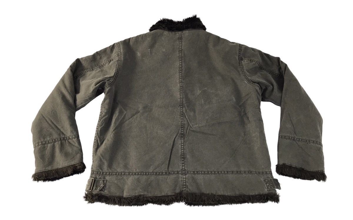 Edwin 90s Edwin Shearling Jacket Sherpa Inner Military Design Size US L / EU 52-54 / 3 - 2 Thumbnail