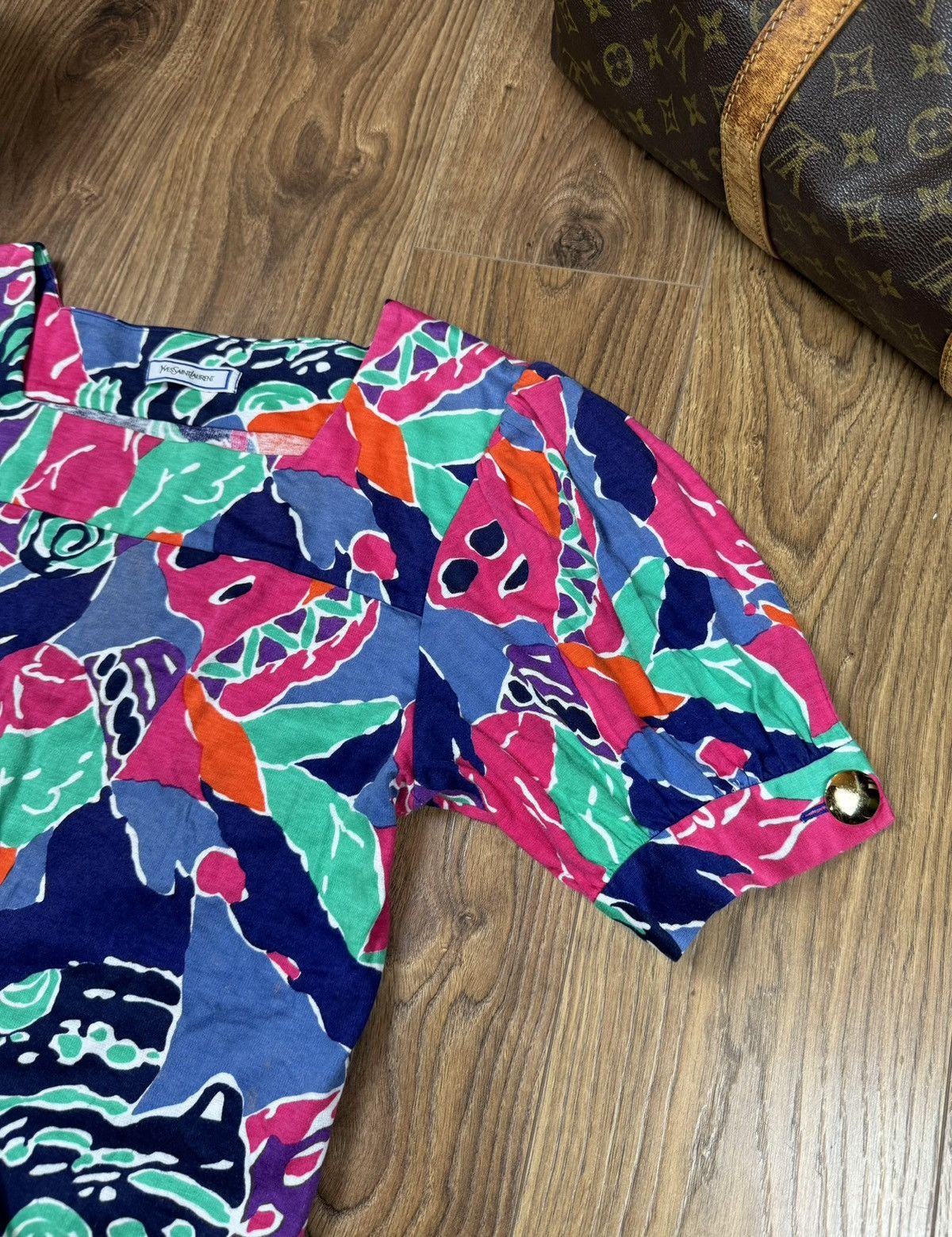 Yves Saint Laurent Vintage rare blouse and skirt Yves Saint Laurent original Size M / US 6-8 / IT 42-44 - 5 Thumbnail