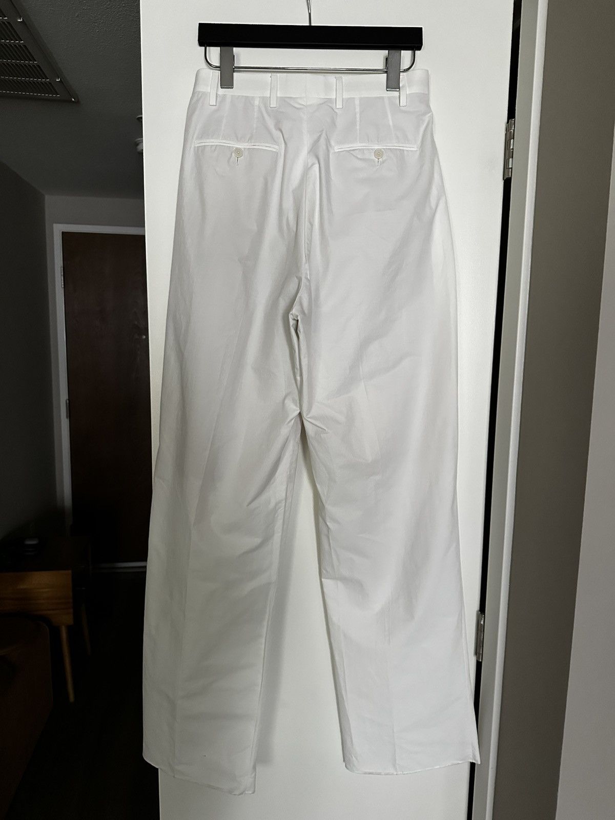 Moschino Double pleated relaxed fit wide cotton pants Size US 32 / EU 48 - 3 Thumbnail
