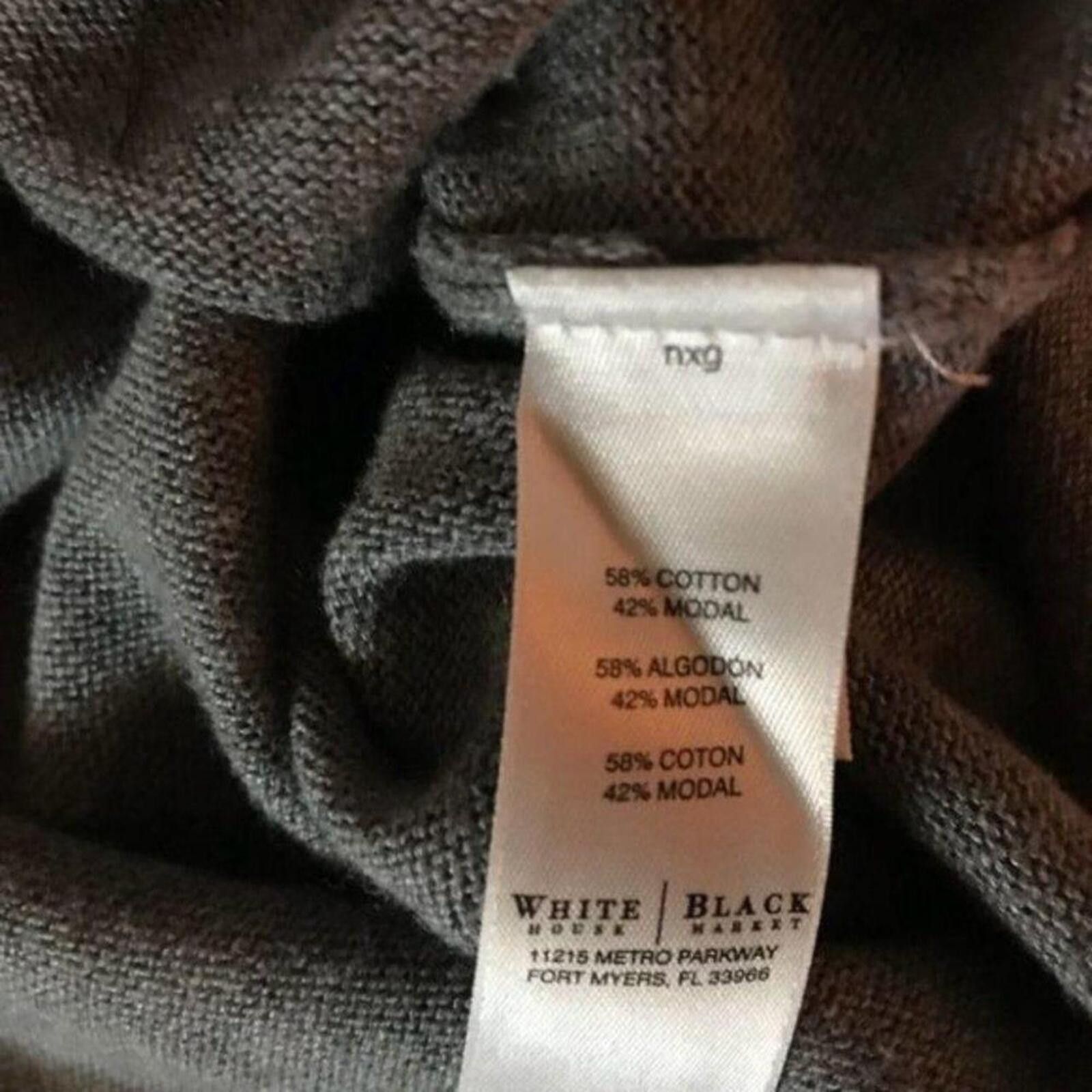 Other White House Black Market Gray and Black Leopard Print Sweate Size S / US 4 / IT 40 - 8 Thumbnail