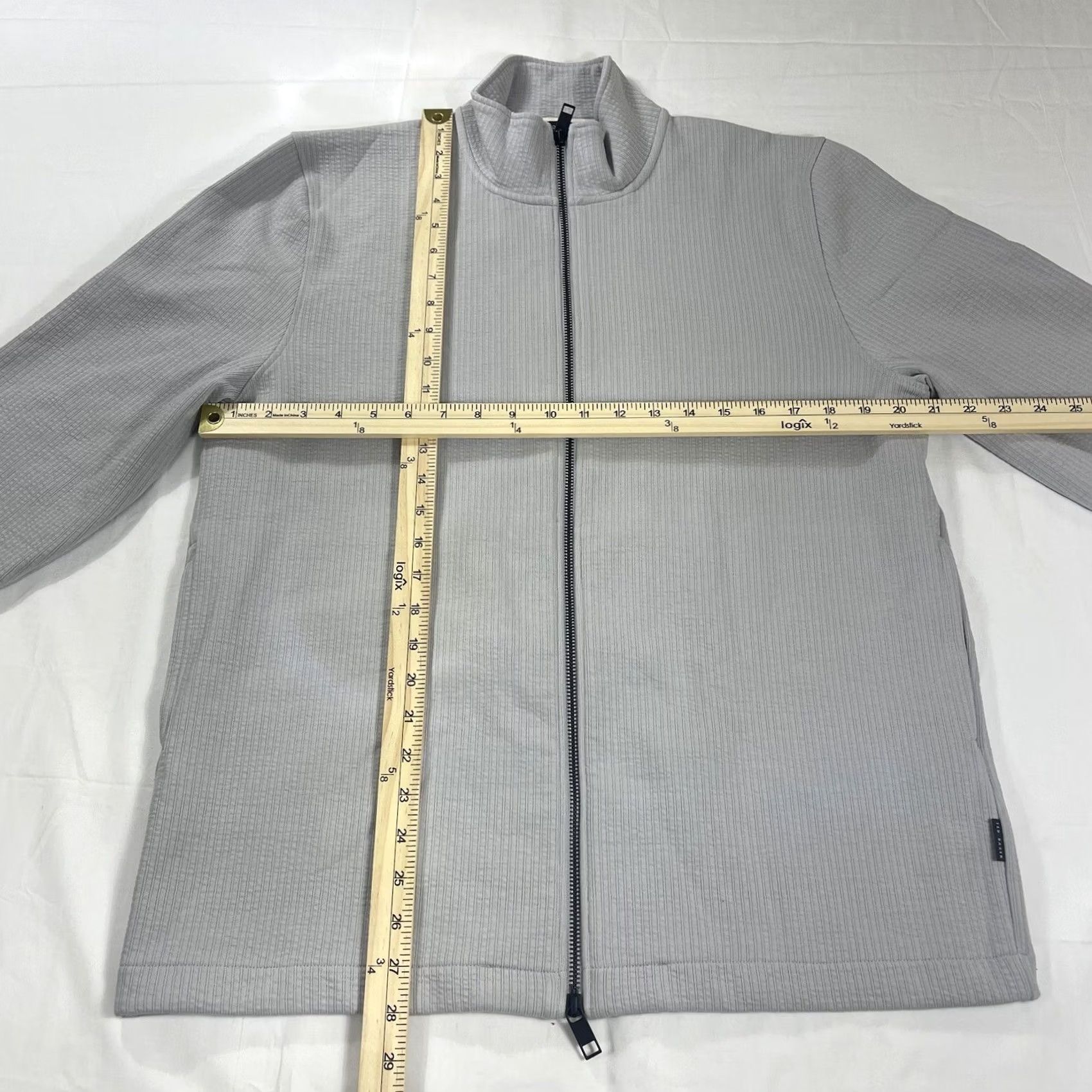 Ted Baker Ted Baker London Men's Bomber Jacket Full Zip Gray Sz 4" Size US S / EU 44-46 / 1 - 3 Thumbnail