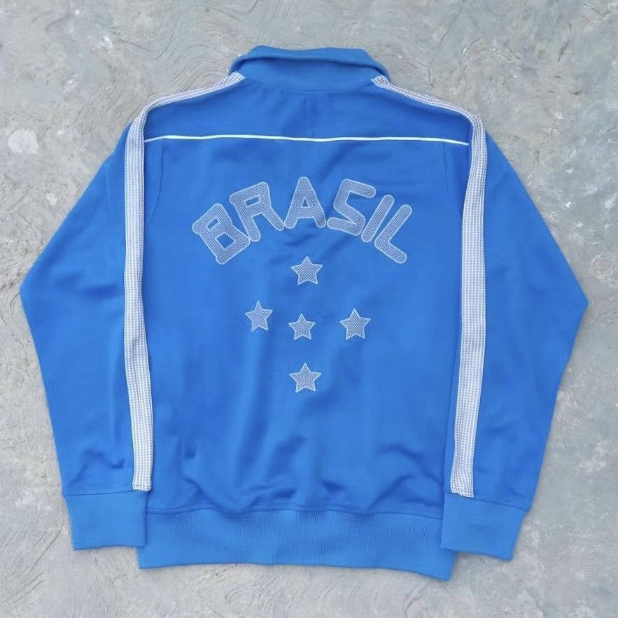 Nike × Vintage Nike brasil tracktop Size US L / EU 52-54 / 3 - 2 Thumbnail