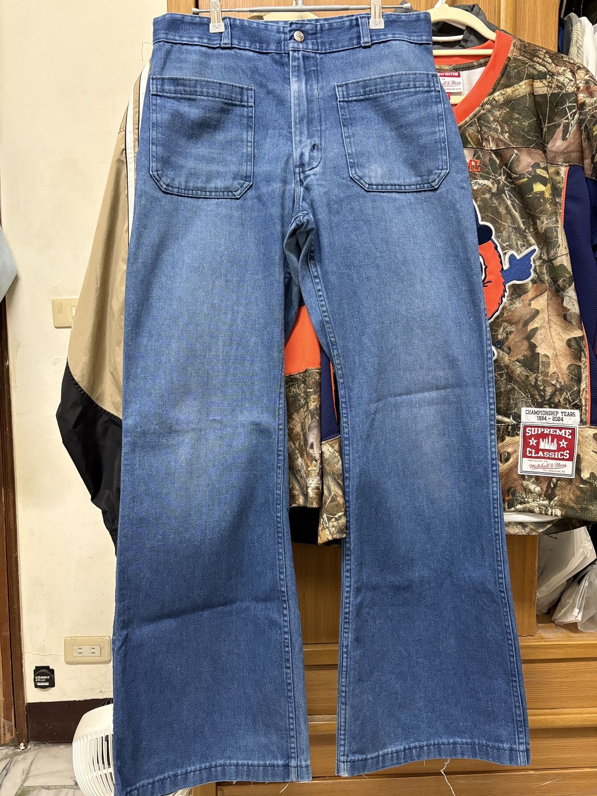 Other Vintage Seafarer Dungarees bottom flare denim Size US 30 / EU 46 - 1 Thumbnail