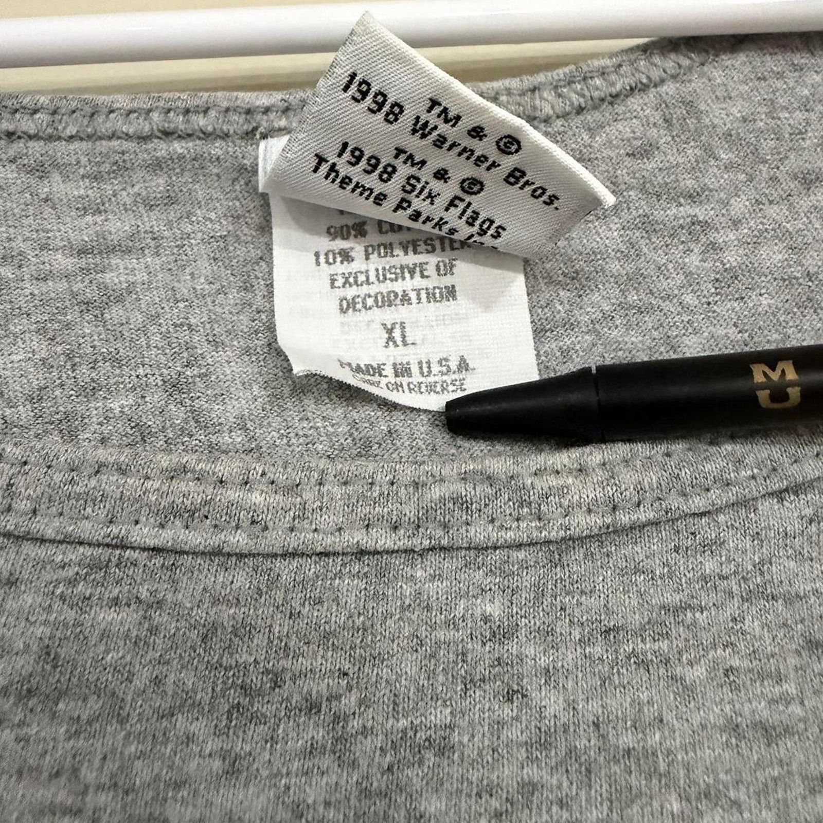 Other 1998 Six Flags Over Georgia Looney Tunes Tank Top Size US XL / EU 56 / 4 - 4 Thumbnail