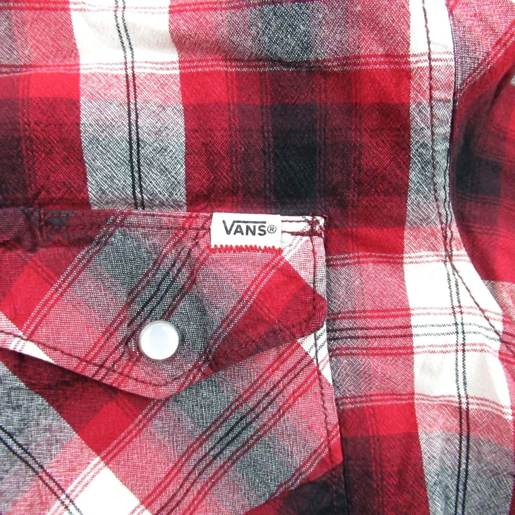 Vans Vans Shirt Womens Small Plaid Long Sleeve Snap Front Outdoor Lightweight Size S / US 4 / IT 40 - 3 Thumbnail