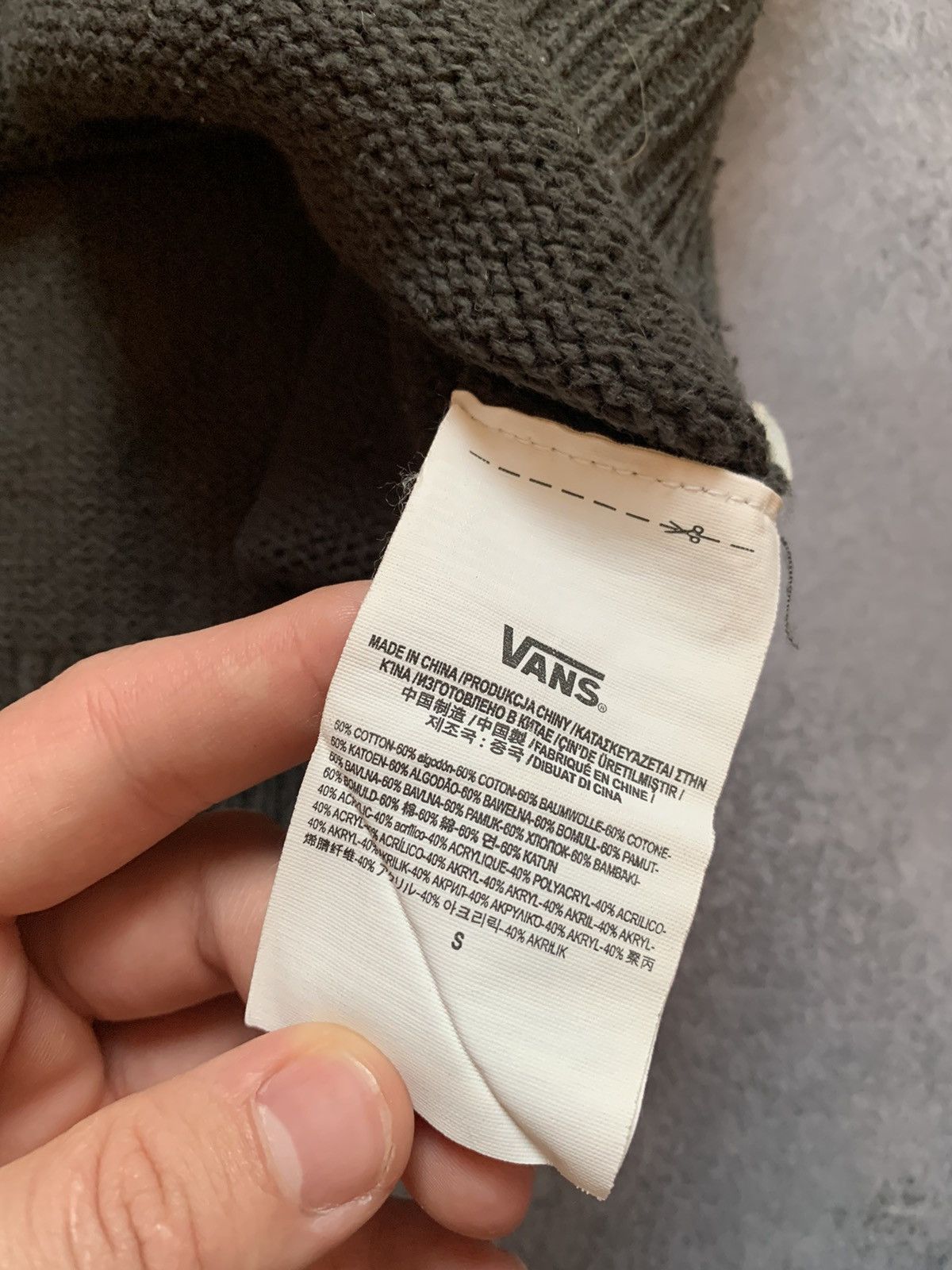 Vans Vans avant garde custom sweater y2k Size US S / EU 44-46 / 1 - 9 Thumbnail