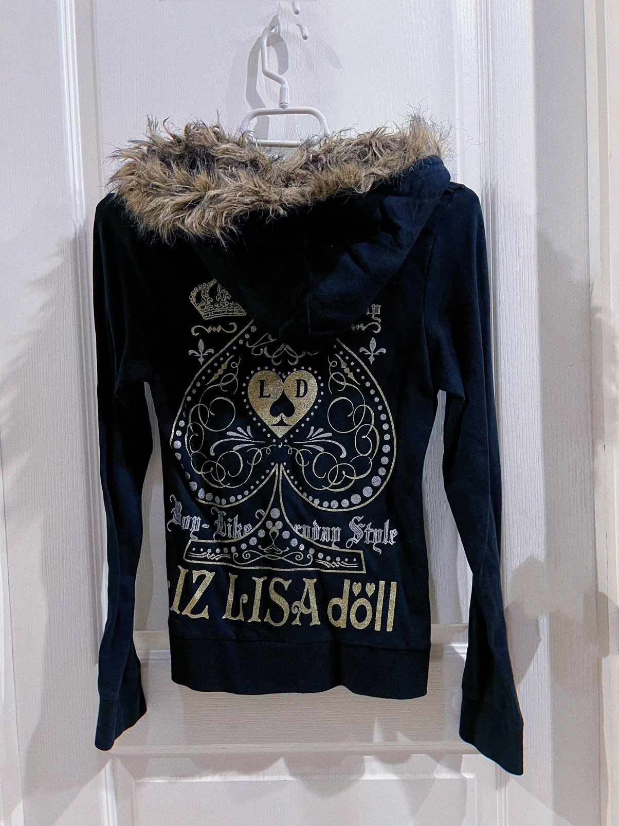 Japanese Brand 💗Liz Lisa doll fur hoodie zip up 🎀 Size XS / US 0-2 / IT 36-38 - 4 Thumbnail