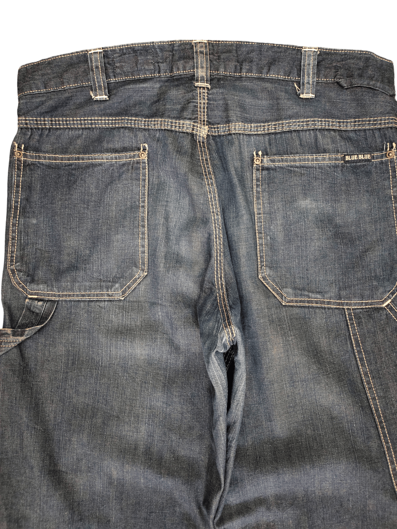 Blue Blue Japan Baggy Jeans Blue Blue Indigo Carpenter Denim Pants Size US 34 / EU 50 - 2 Thumbnail