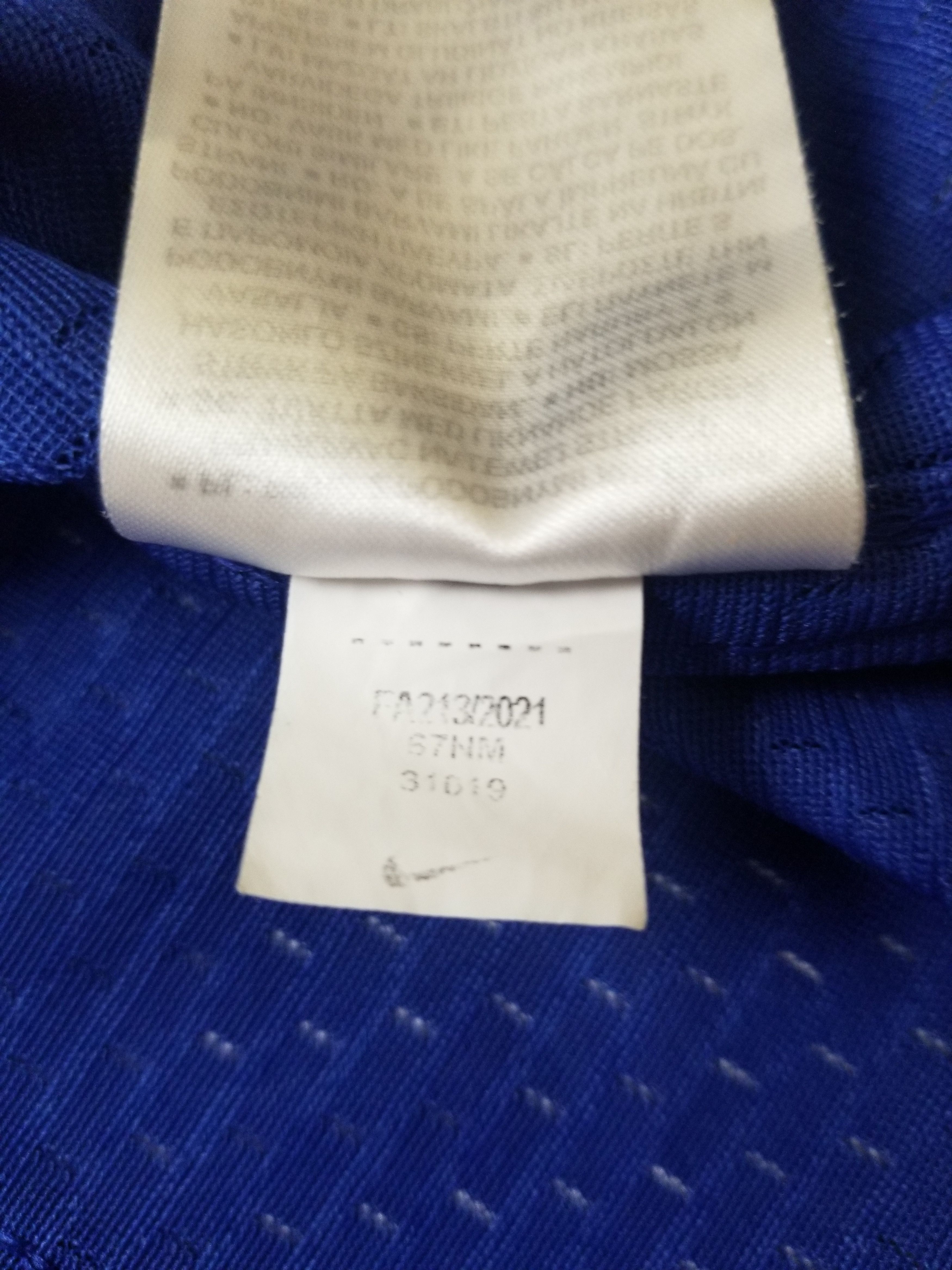 Nike Nike New York Giants #26 Saquon Barkley Onfield NFL Jersey Size US XL / EU 56 / 4 - 19 Thumbnail