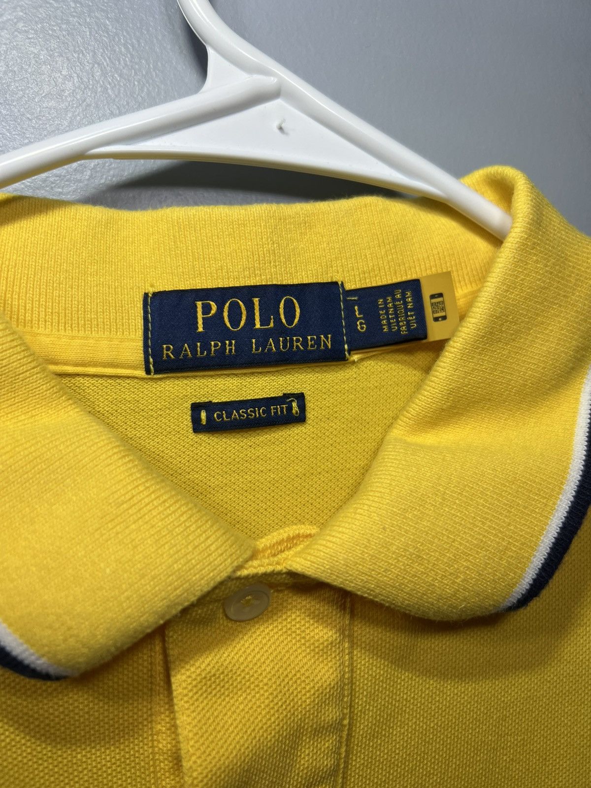 Polo Ralph Lauren Polo Ralph Lauren Men Yellow Tip Classic Fit Polo Michigan Size US L / EU 52-54 / 3 - 3 Thumbnail