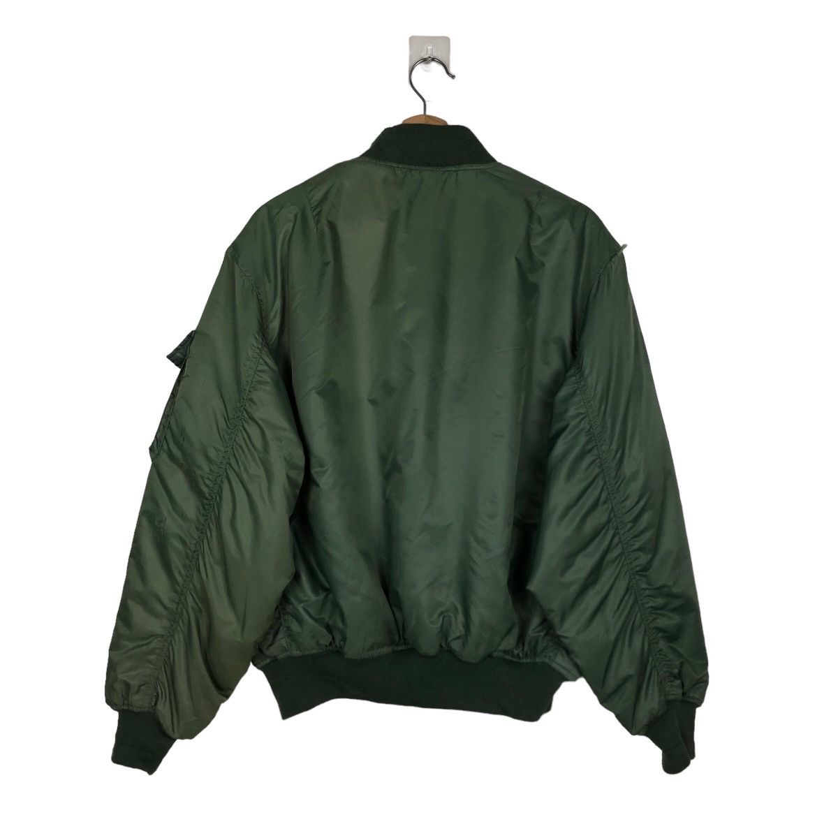Vintage VINTAGE BOMBER JACKET DEFEND MILITARY RIOT RIOT DESIGN Size US M / EU 48-50 / 2 - 7 Thumbnail