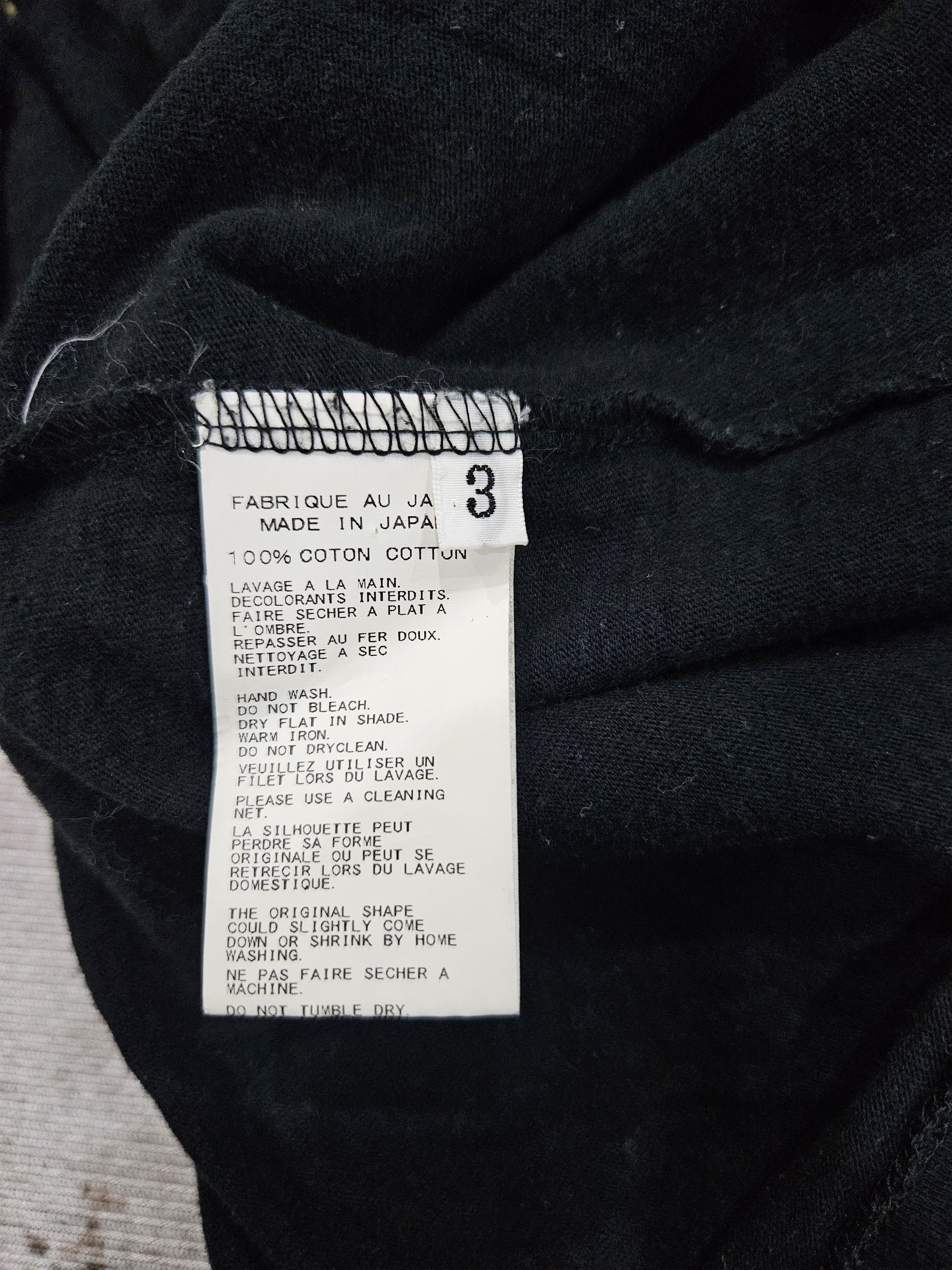 Yohji Yamamoto 2016 Yohji Yamamoto Pour Homme Corporate Mother Fuxxker Top Size US L / EU 52-54 / 3 - 8 Thumbnail