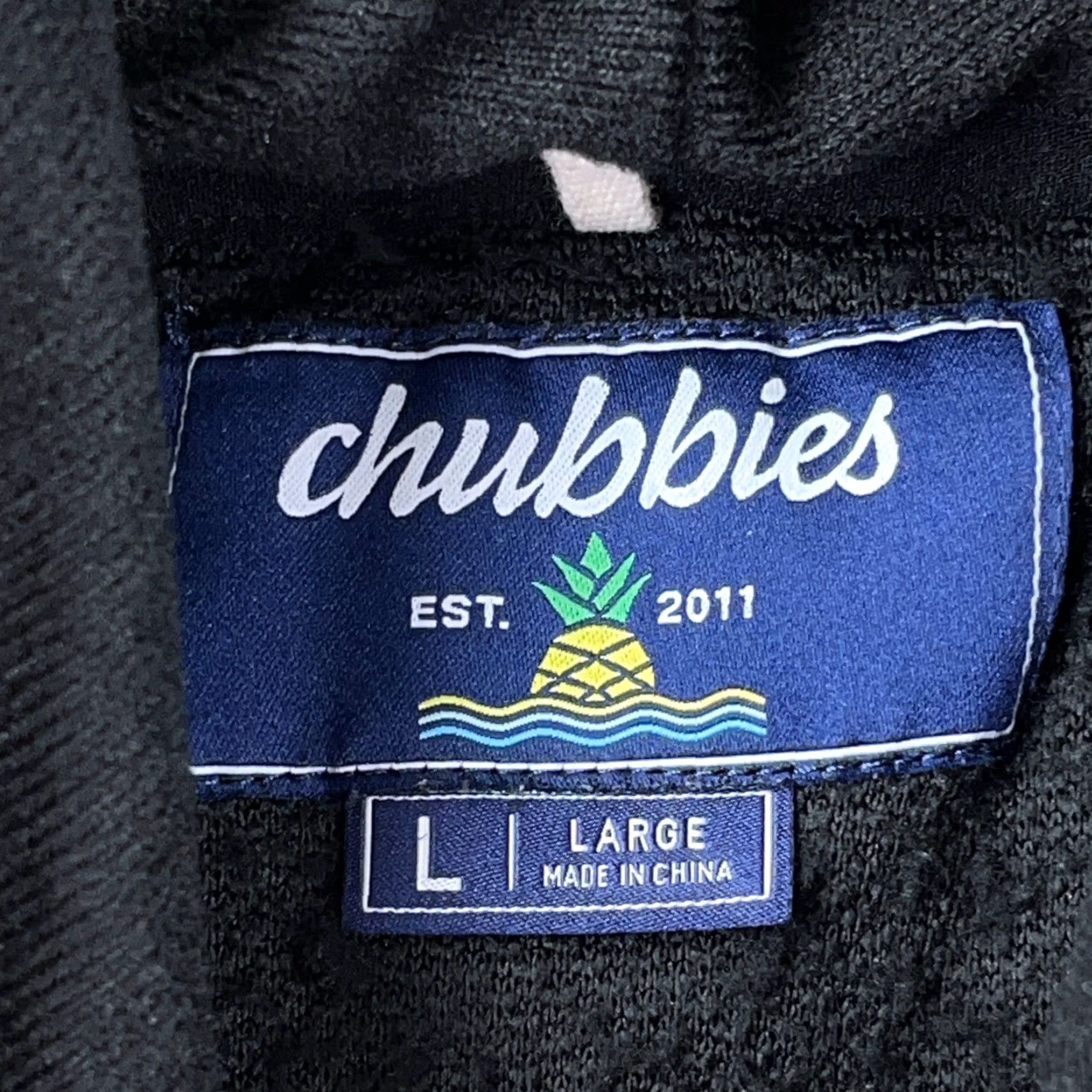 Chubbies Chubbies Sweater Men Large White Deep Pile Fleece Pullover Hoodie Hooded Jacket Size US L / EU 52-54 / 3 - 3 Thumbnail