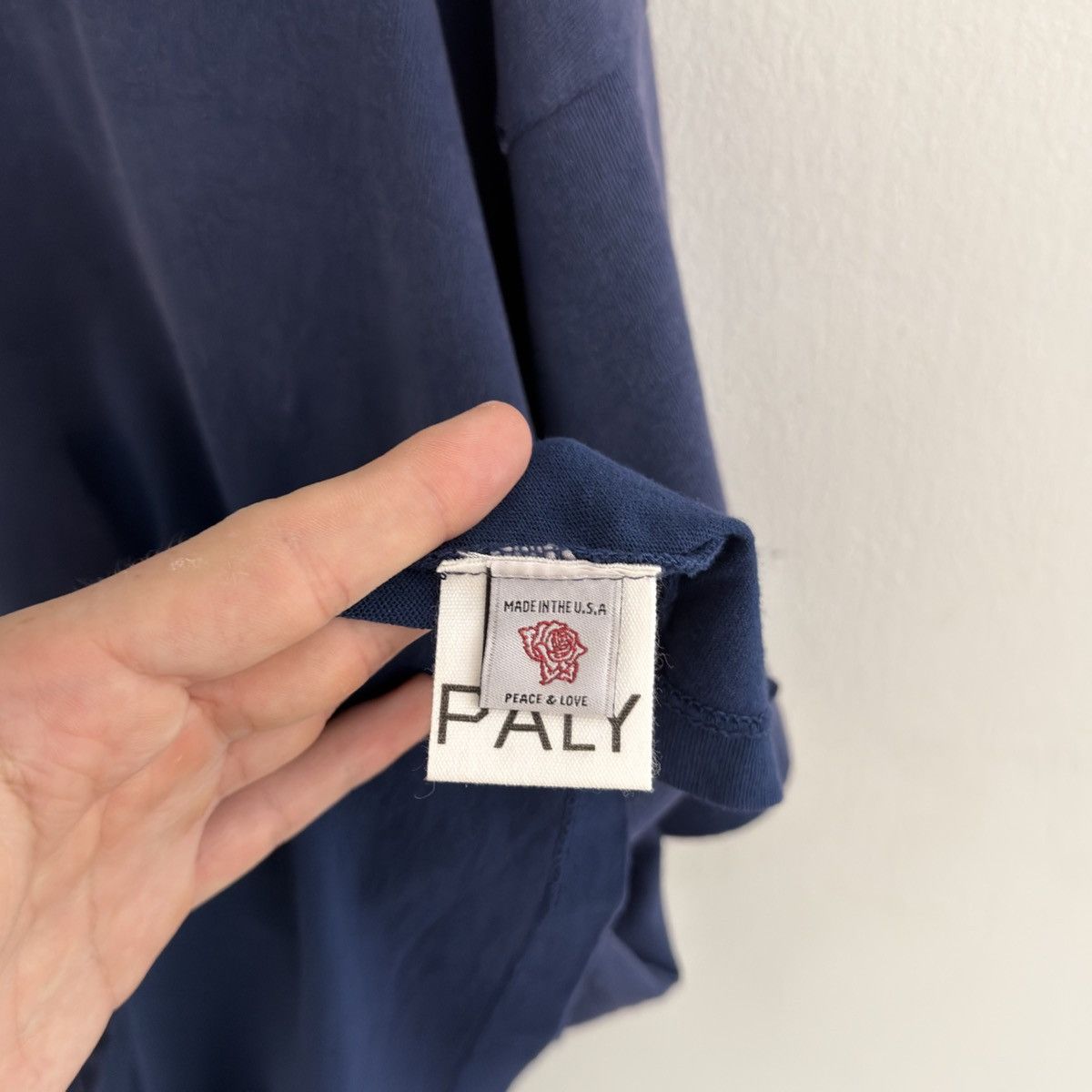 Paly Hollywood PALY Core Logo Navy Distressed Tee Size US XL / EU 56 / 4 - 4 Thumbnail