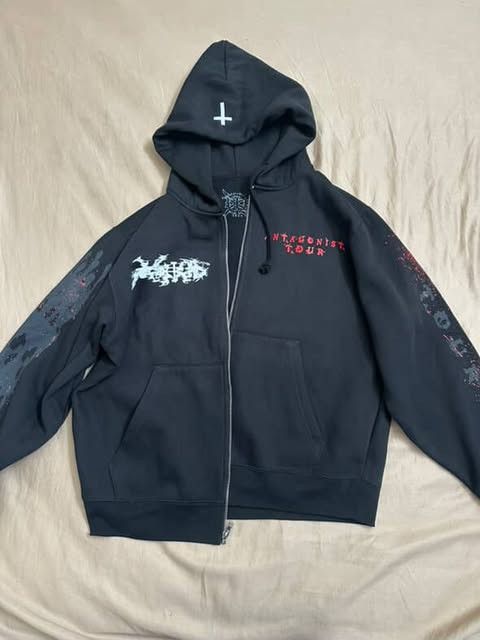 Ken Carson Ken Carson Antagonist Tour Zip Up Size US XL / EU 56 / 4 - 1 Thumbnail