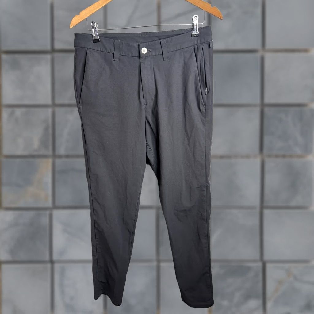 Lululemon Lululemon Slim Fit Chino Pants Mens Gray S Office Tapered Stretch Pockets Golf Size US 29 - 1 Thumbnail