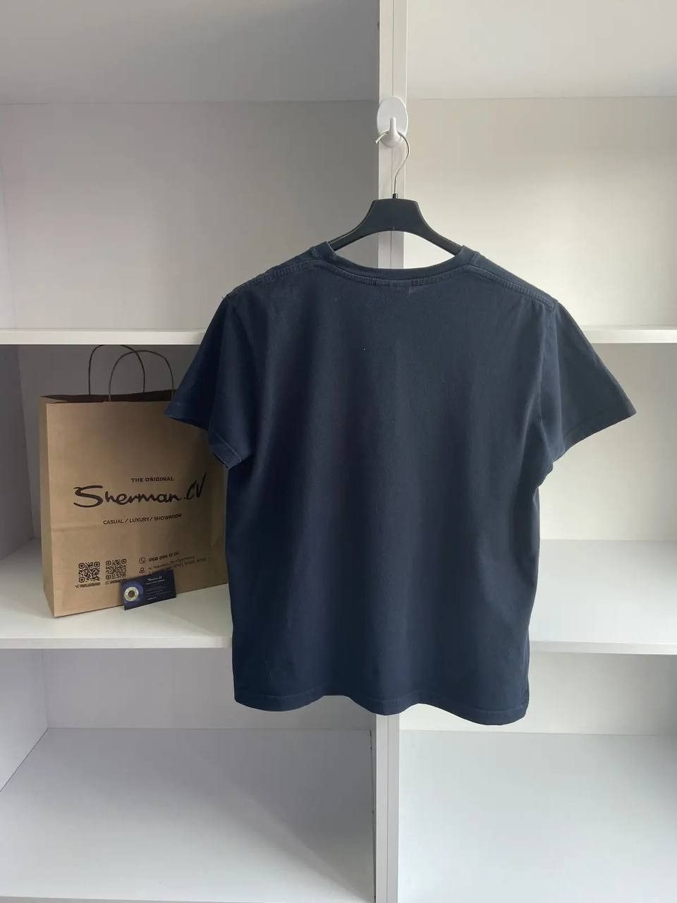 Nike × Vintage Vintage Nike Navy Tee Size US L / EU 52-54 / 3 - 6 Thumbnail