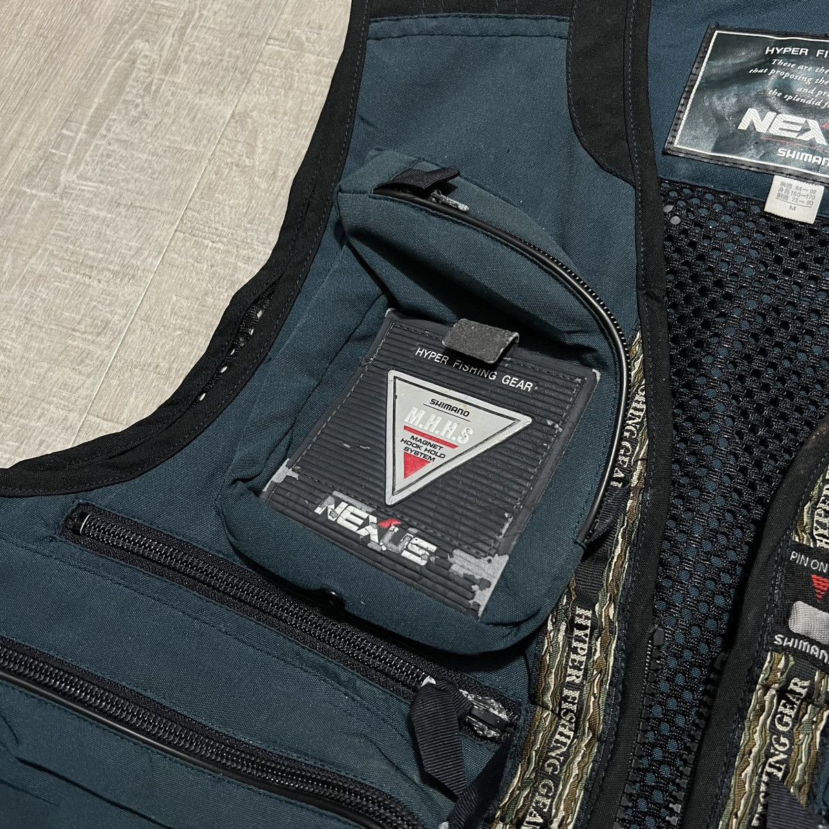 Japanese Brand × Vintage Vintage shimano fishing gear nexus vest Size US M / EU 48-50 / 2 - 5 Thumbnail