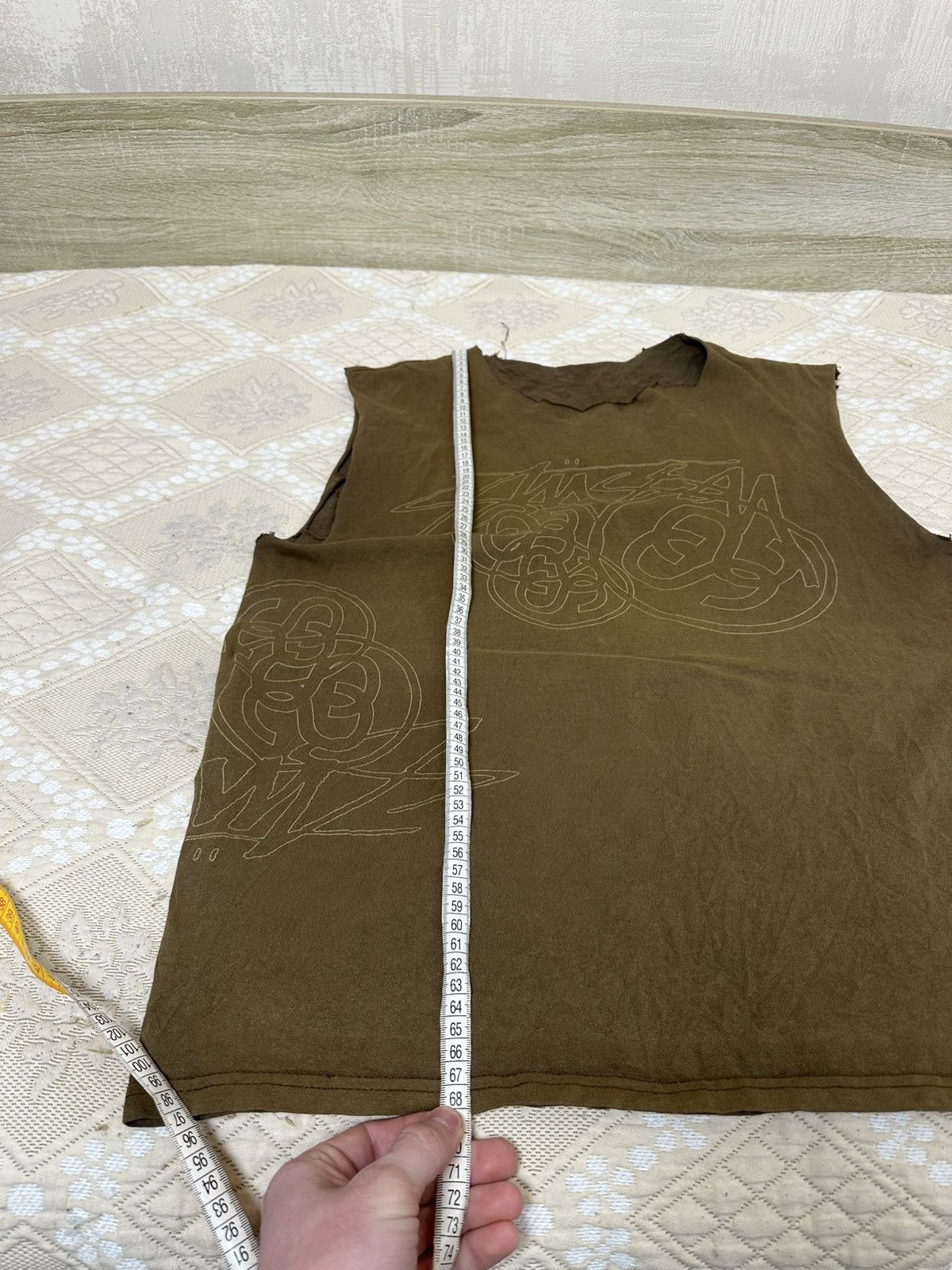 Stussy 🔥 VINTAGE 90s STUSSY FADED Brown Tank Top T Shirt Size US M / EU 48-50 / 2 - 7 Thumbnail