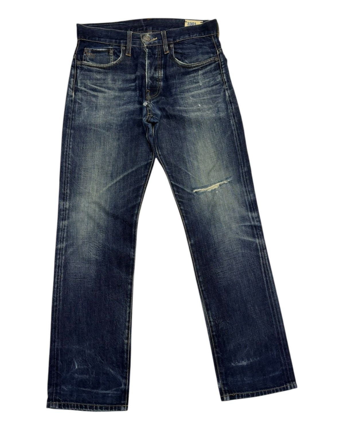 G-Star × If Six Was Nine VINTAGE G STAR RAW DISTRESSED DENIM JEANS Size US 30 / EU 46 - 3 Thumbnail