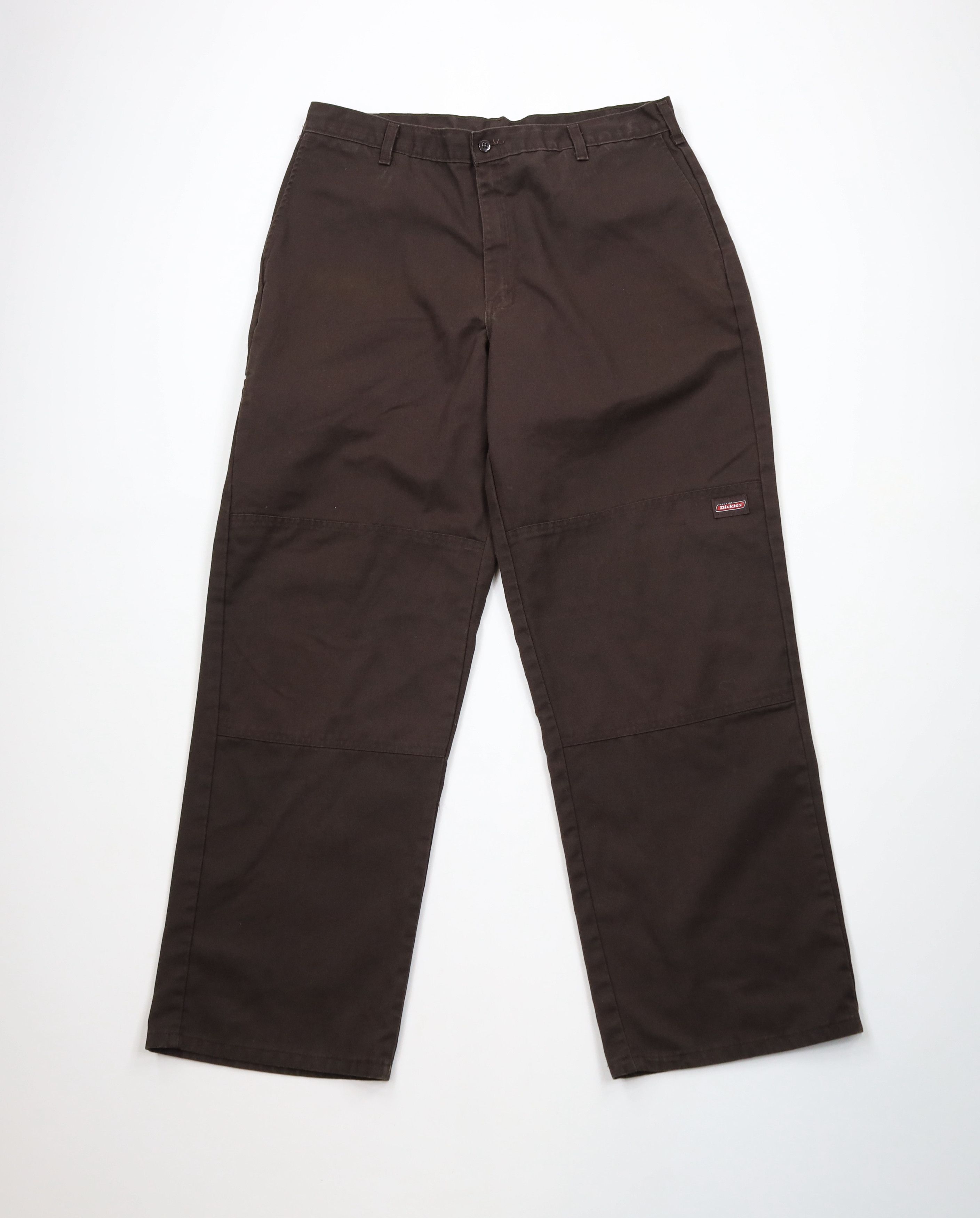 Dickies × Vintage Vintage Y2K Dickies Knee Wide Leg Mechanic Pants Brown Size US 36 / EU 52 - 1 Thumbnail