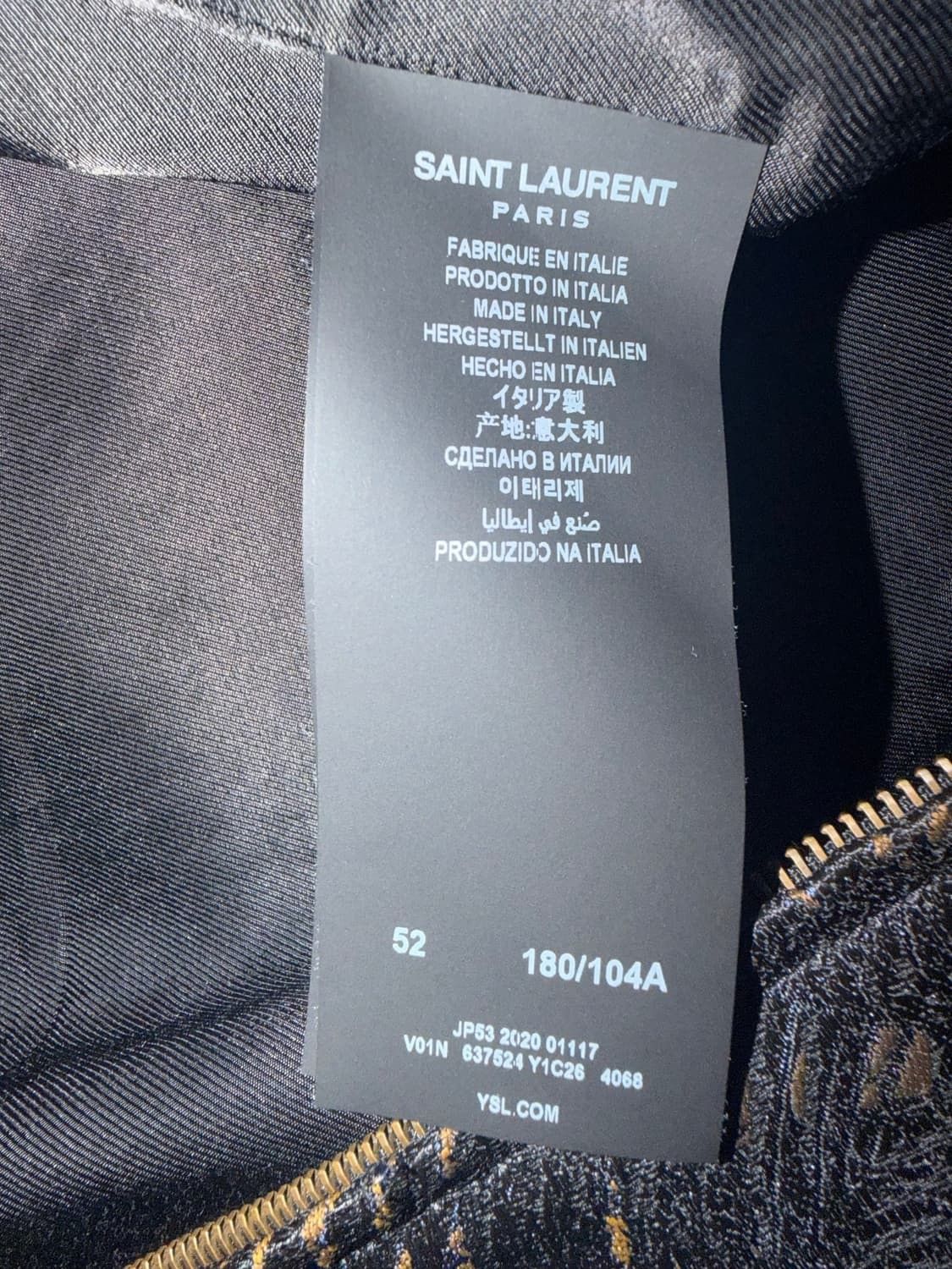 Saint Laurent Paris Saint Laurent Paris Palm Tree Jacquard Jacket Size US L / EU 52-54 / 3 - 4 Thumbnail