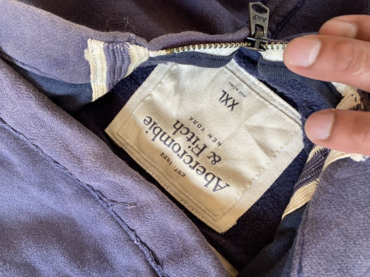 Abercrombie & Fitch ✅️Vtg Abercrombie Sun Faded Hoodie Zipper Size US XXL / EU 58 / 5 - 7 Thumbnail