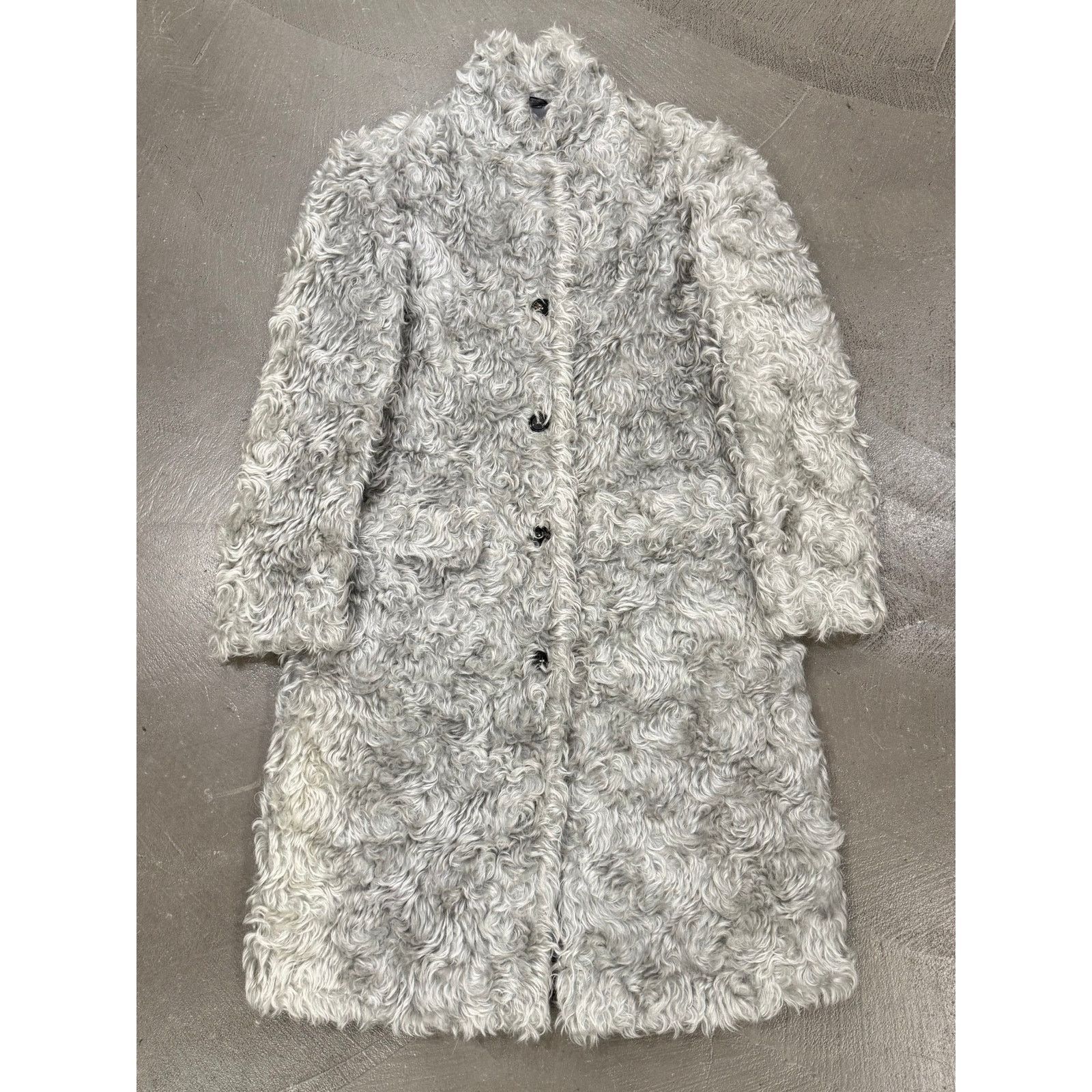 Prada A/W2007 Prada runway faux fur mohair coat Size S / US 4 / IT 40 - 1 Thumbnail
