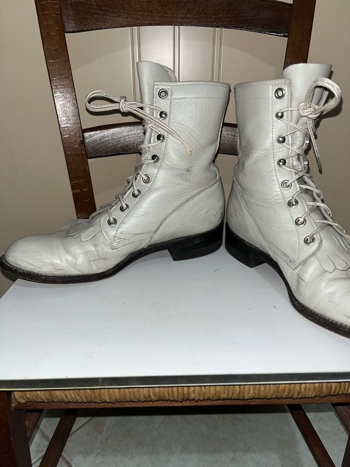 Vintage Vintage cowgirl antrachite 80’ avantgardre Made in usa boots Size US 8 / IT 38 - 3 Thumbnail