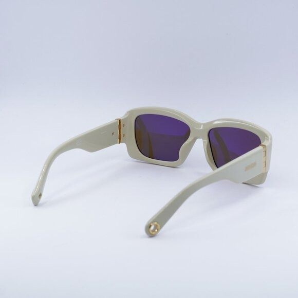 Jacquemus Jacquemus CROISIERE JAC/60 C2 Sunglasses Beige Square Frame Size ONE SIZE - 10 Thumbnail