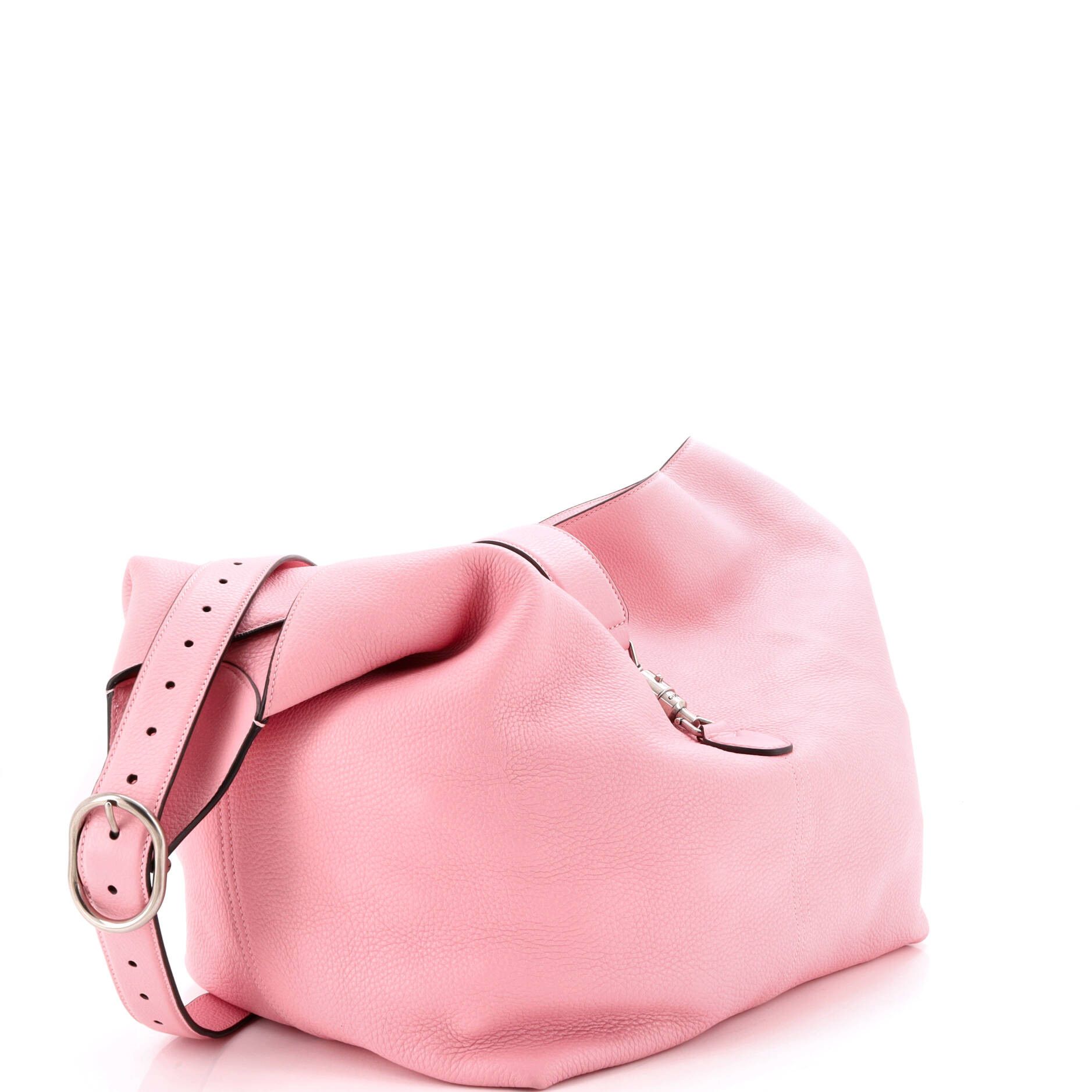 Gucci Jackie 1961 Soft Shoulder Bag Leather Medium in Pink, Women's