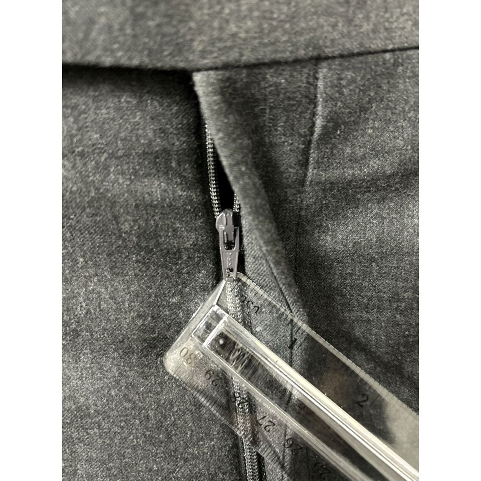 Ralph Lauren Lauren Ralph Lauren Dress Pants Mens 36x31 Gray Wool-Blend Straight Leg Trousers Size US 36 / EU 52 - 5 Thumbnail