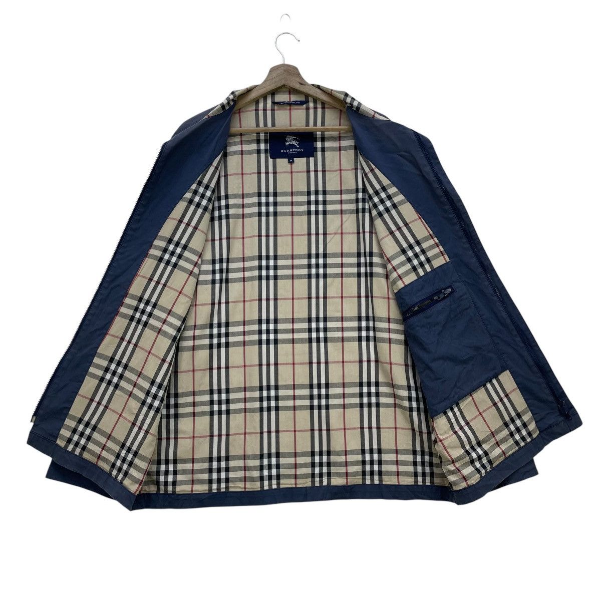 Burberry × Vintage 💥Vintage Burberrys London Nova Check Bomber Jacket Made In Size US M / EU 48-50 / 2 - 3 Thumbnail