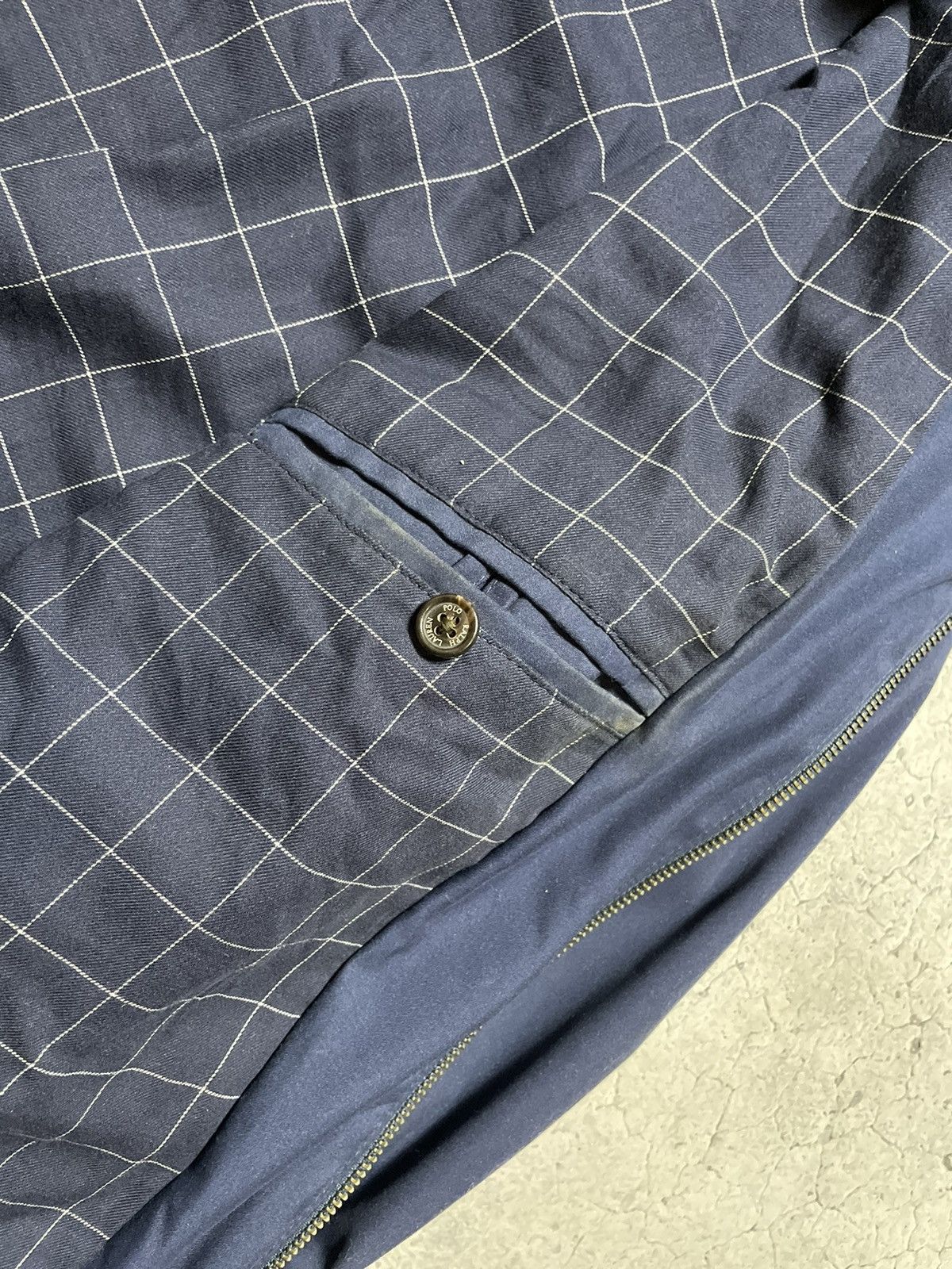 Polo Ralph Lauren Vintage 90s Bomber Jacket Polo Ralph Lauren Y2K Navy Size US XL / EU 56 / 4 - 10 Thumbnail