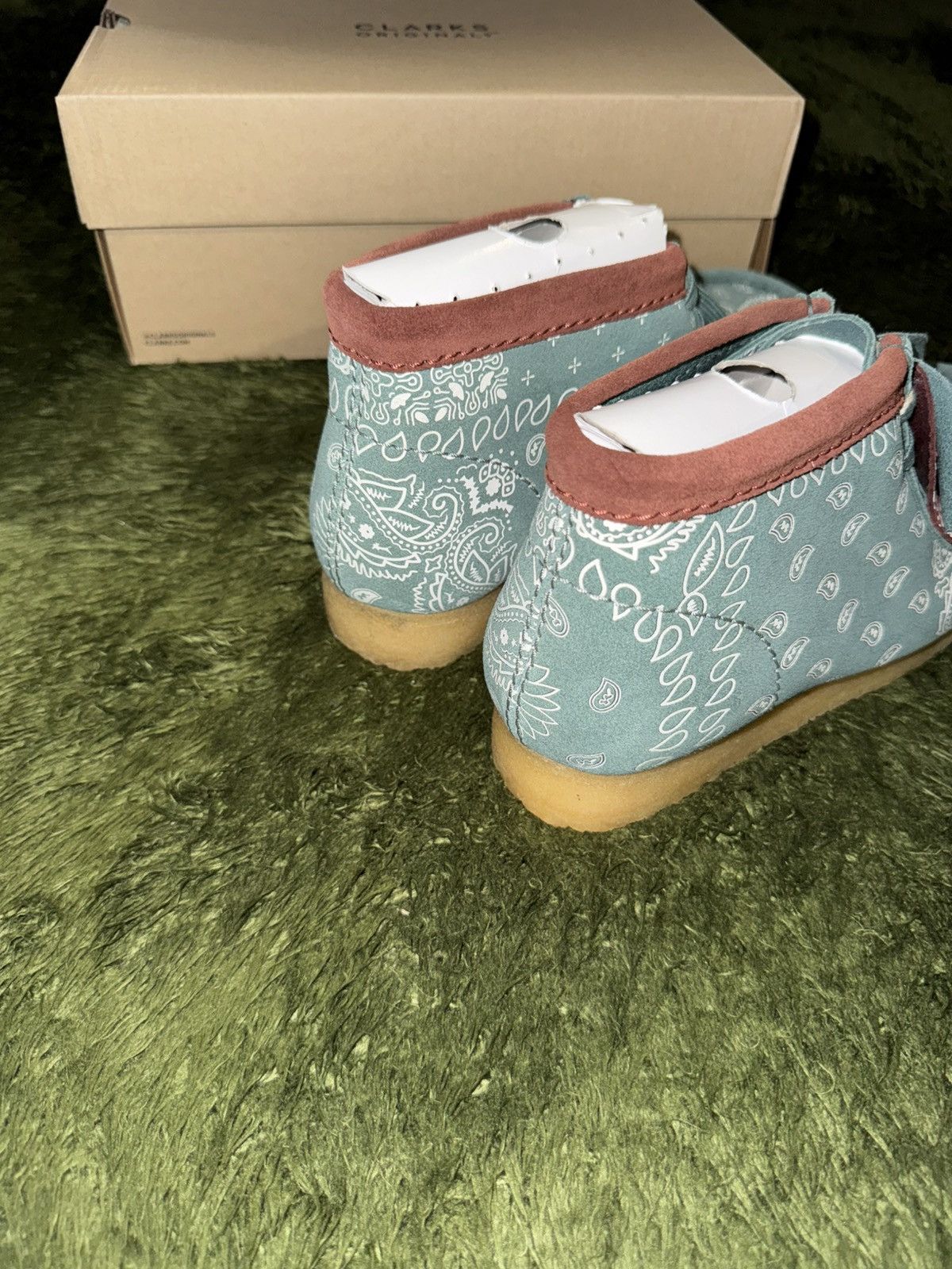 Clarks [UK 8] Clarks Wallabee Boot Paisley Green Size US 8.5 / EU 41-42 - 6 Thumbnail