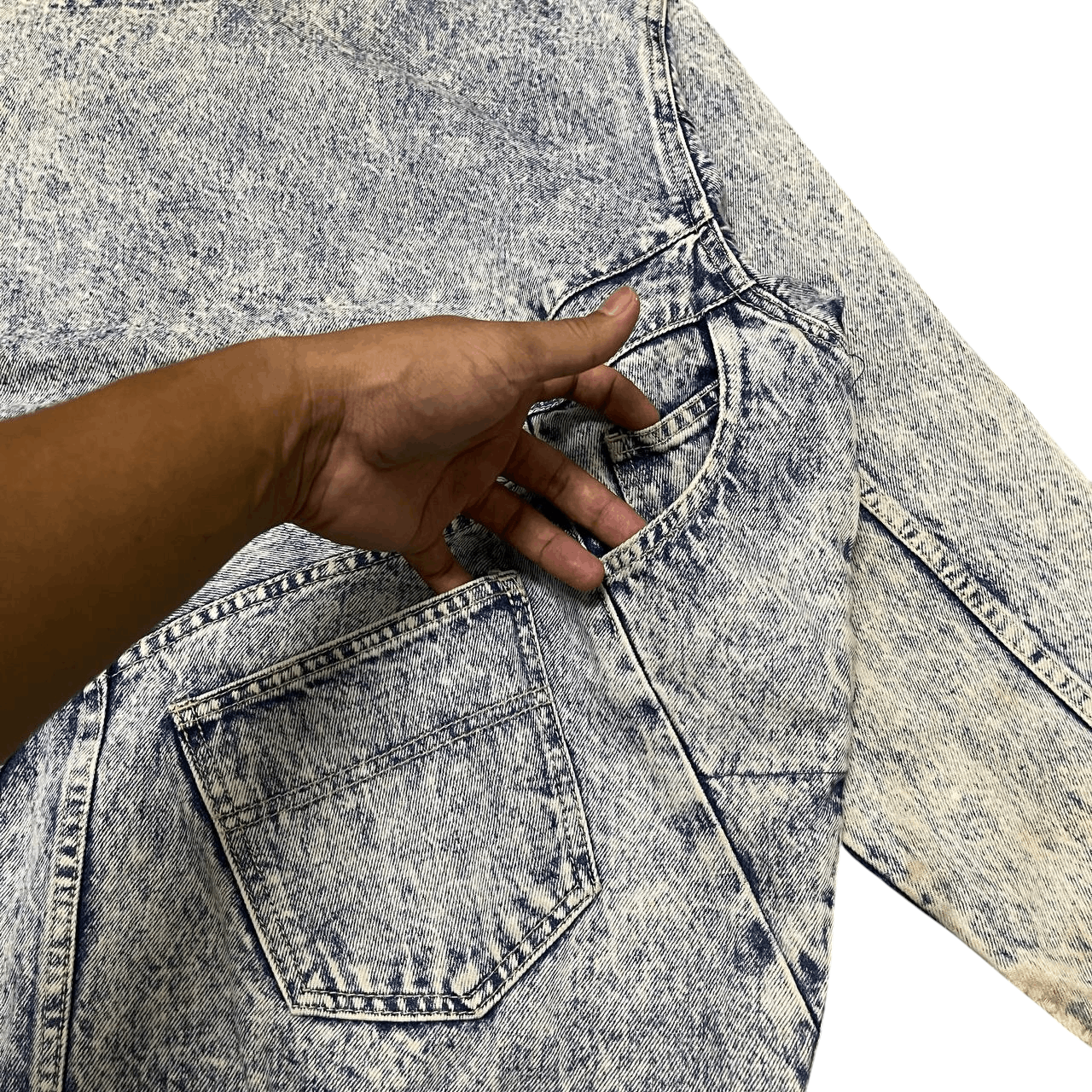 Japanese Brand Vintage Bell Scott Multi Pocket Denim Jacket Size US M / EU 48-50 / 2 - 20 Thumbnail