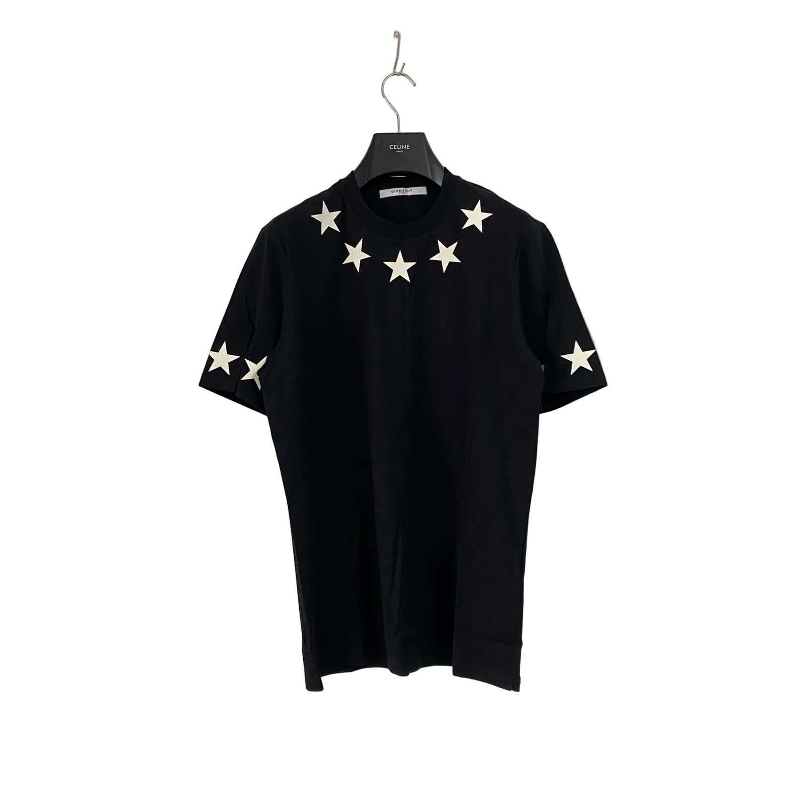Givenchy Black and White Printed Stars T-Shirt Size S / US 4 / IT 40 - 2 Thumbnail